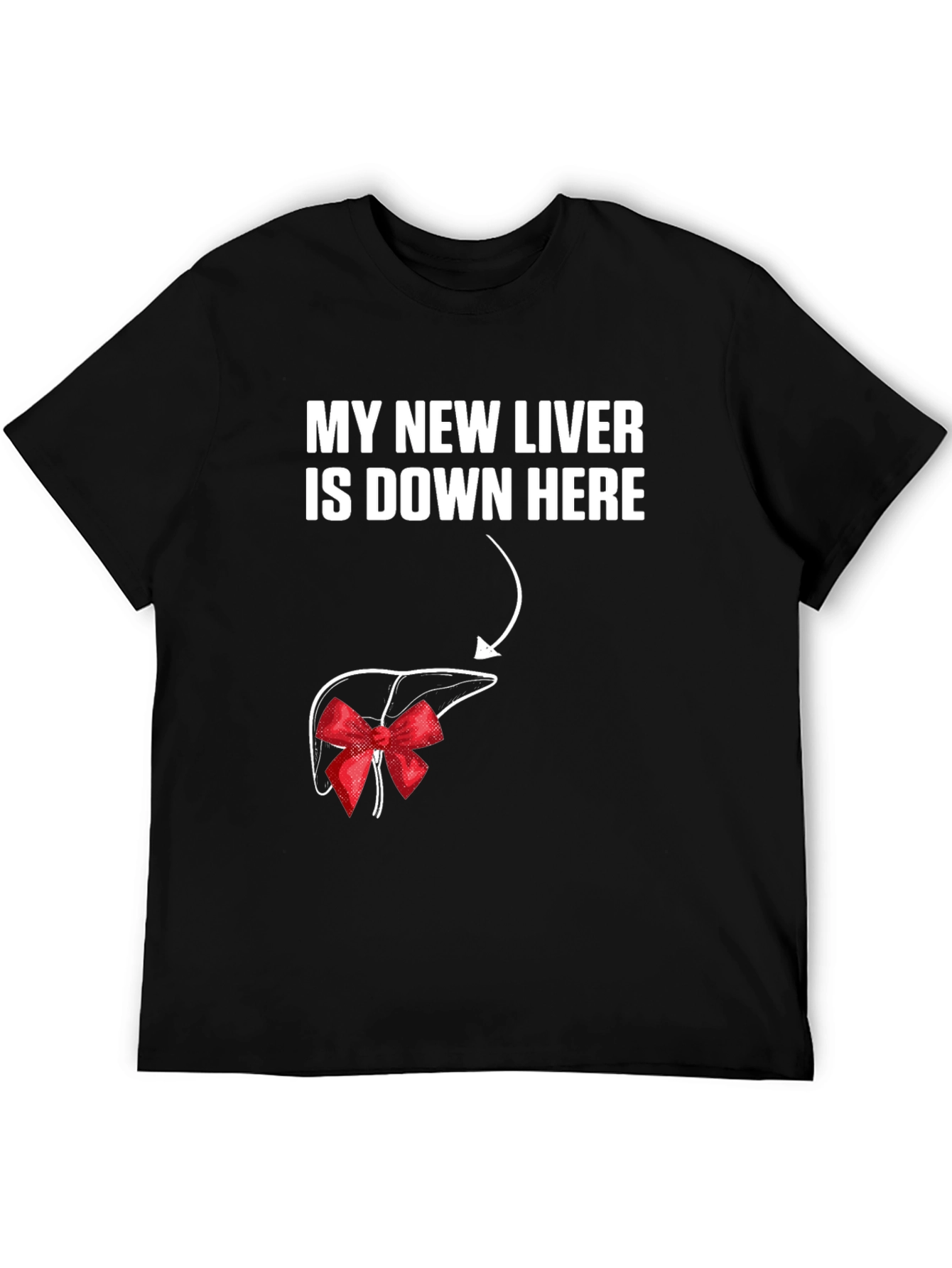 Funny Liver Transplant T-Shirt - My New Liver