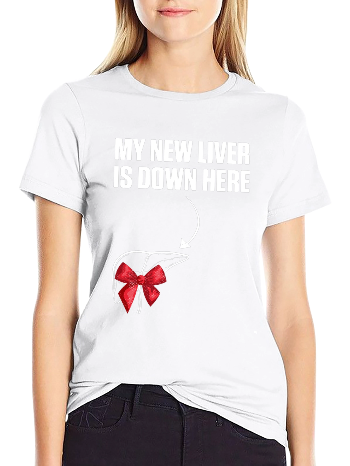 Funny Liver Transplant T-Shirt - My New Liver