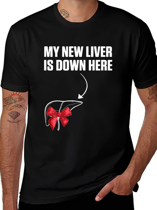 Funny Liver Transplant T-Shirt - My New Liver