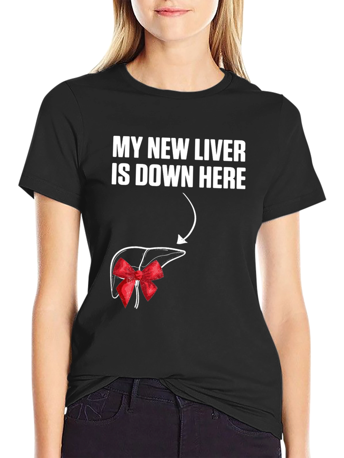 Funny Liver Transplant T-Shirt - My New Liver