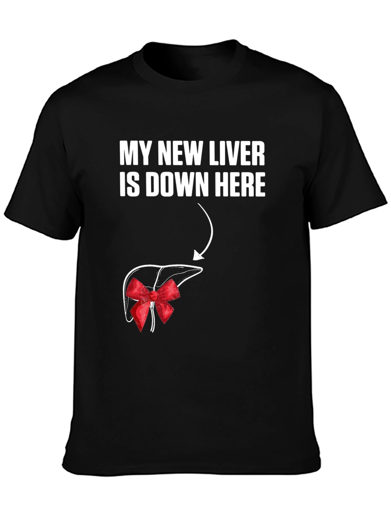 Funny Liver Transplant T-Shirt - My New Liver