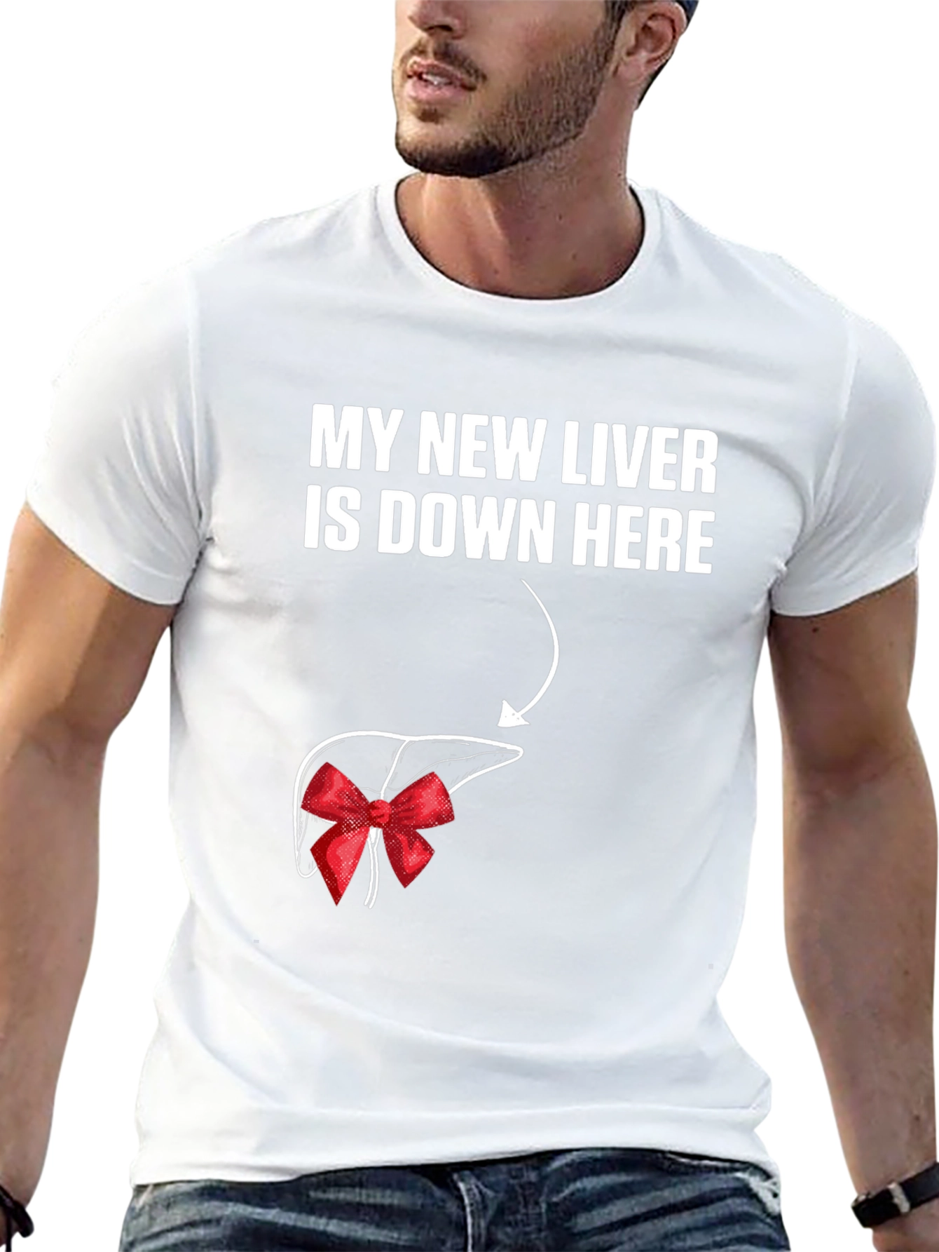 Funny Liver Transplant T-Shirt - My New Liver