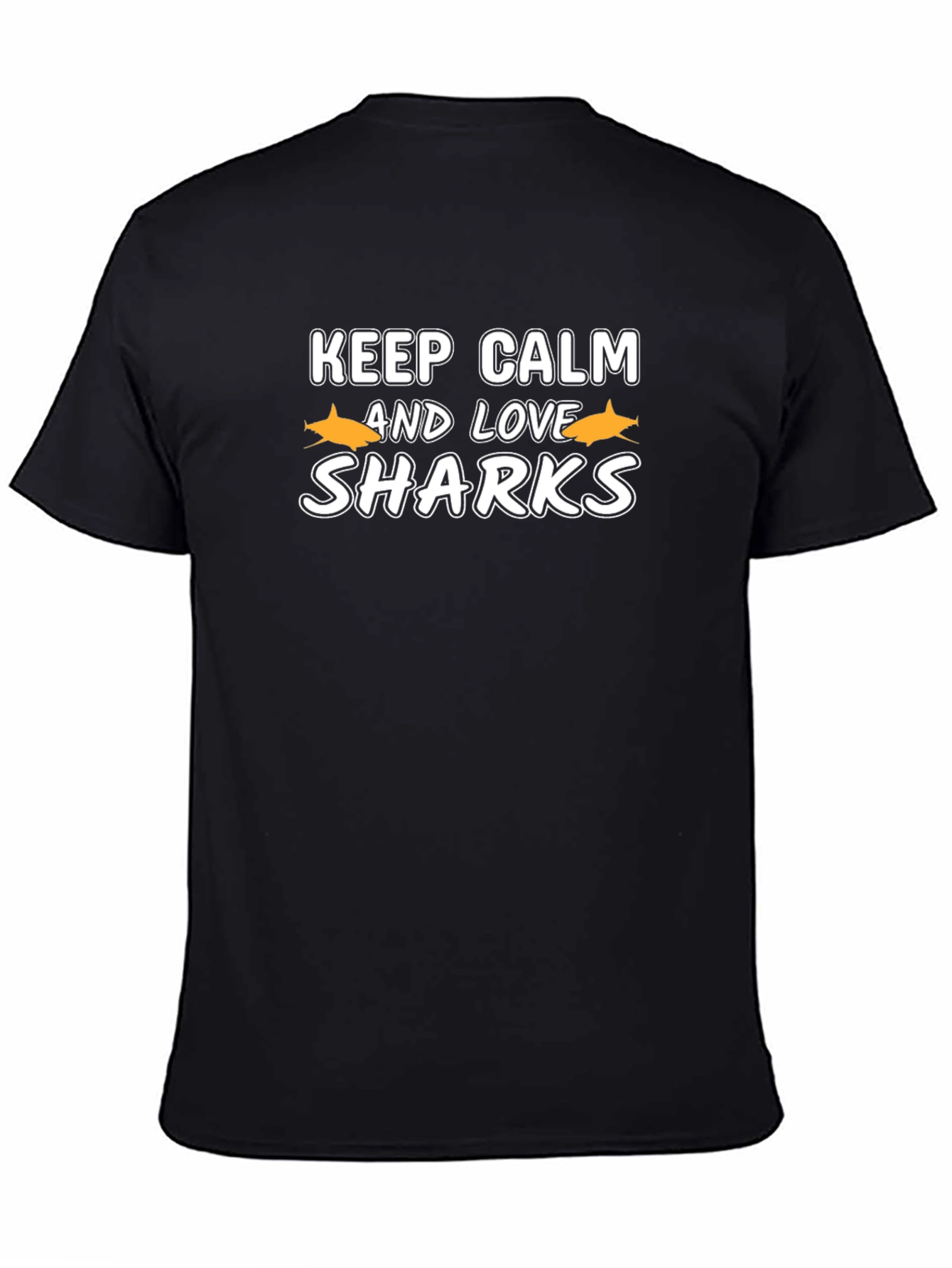 Keep Calm & Love Sharks Graphic T-Shirt