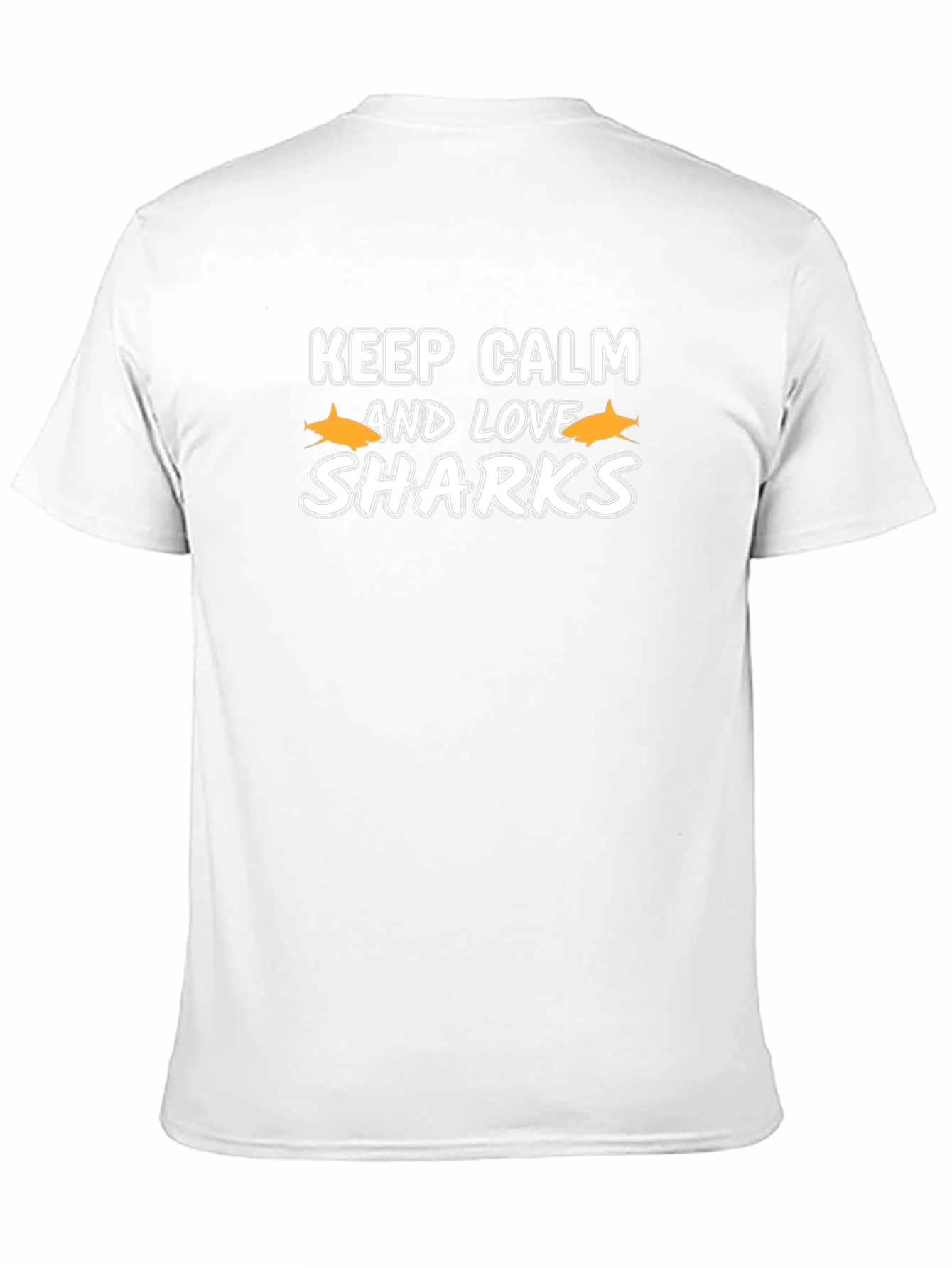Keep Calm & Love Sharks Graphic T-Shirt