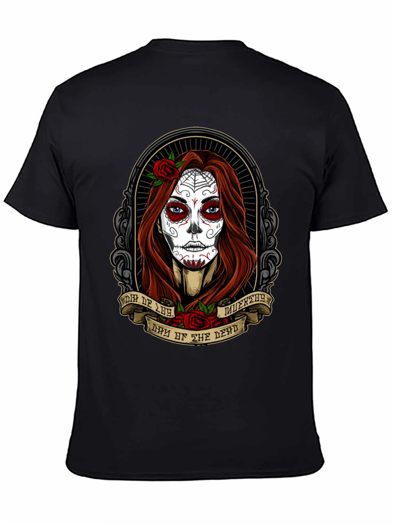 Day of the Dead T-Shirt - Sugar Skull Woman