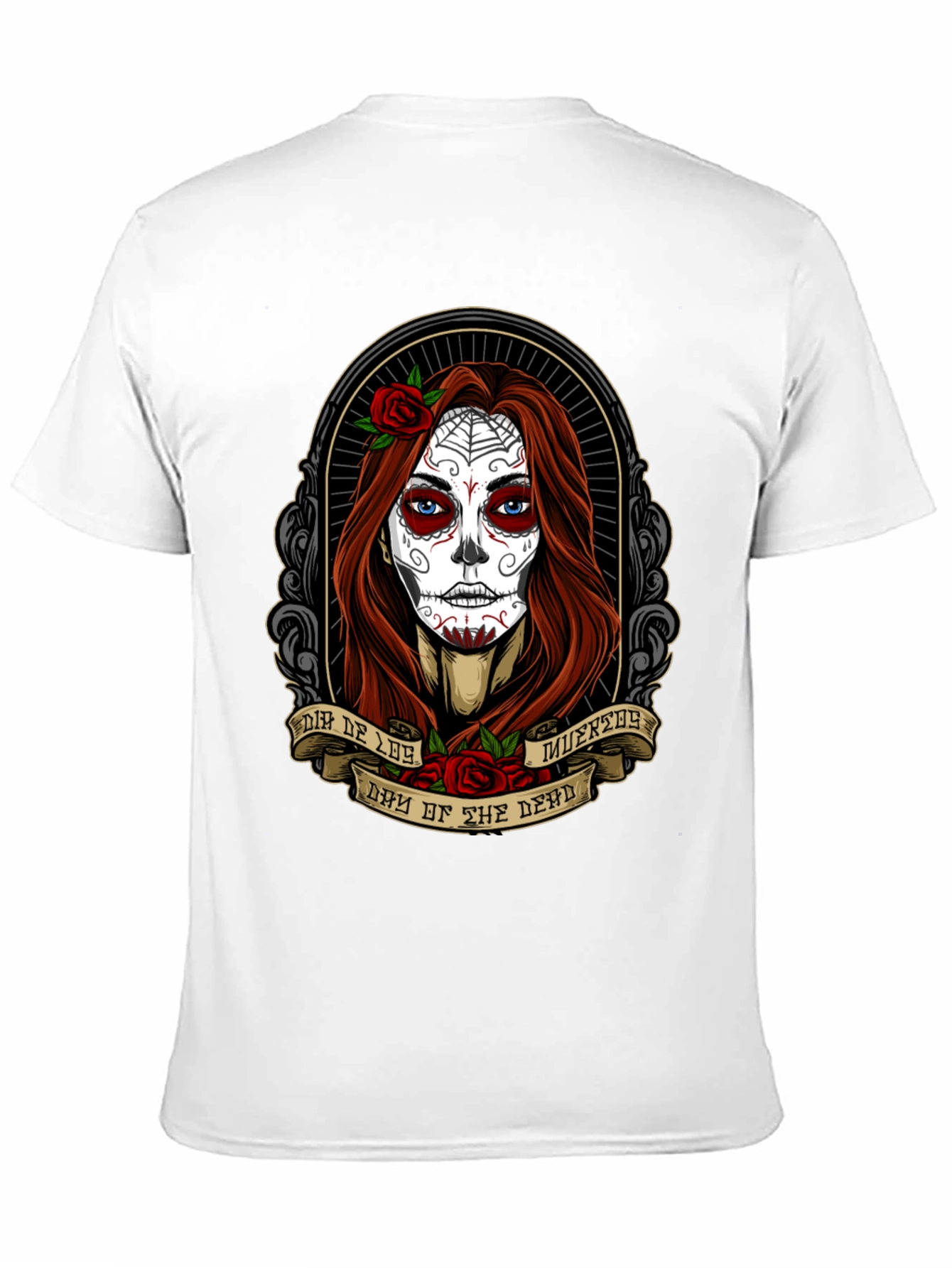 Day of the Dead T-Shirt - Sugar Skull Woman