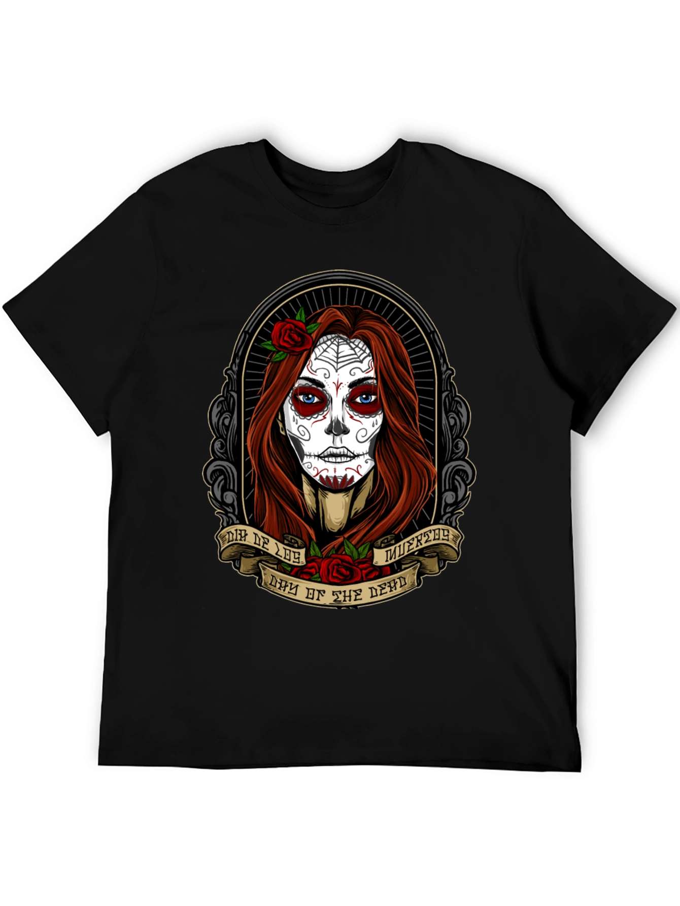 Day of the Dead T-Shirt - Sugar Skull Woman