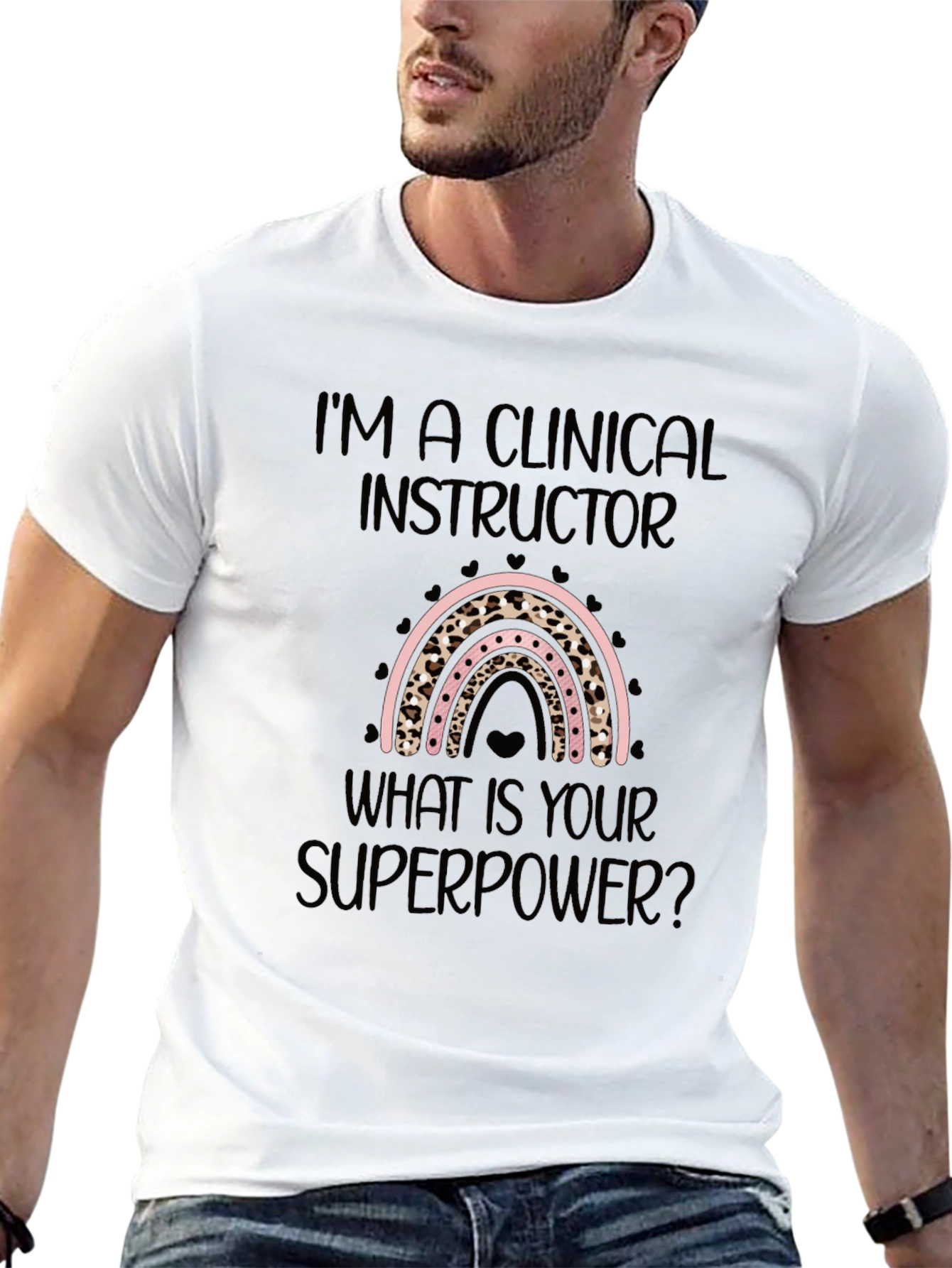 Clinical Instructor Superpower Black T-Shirt