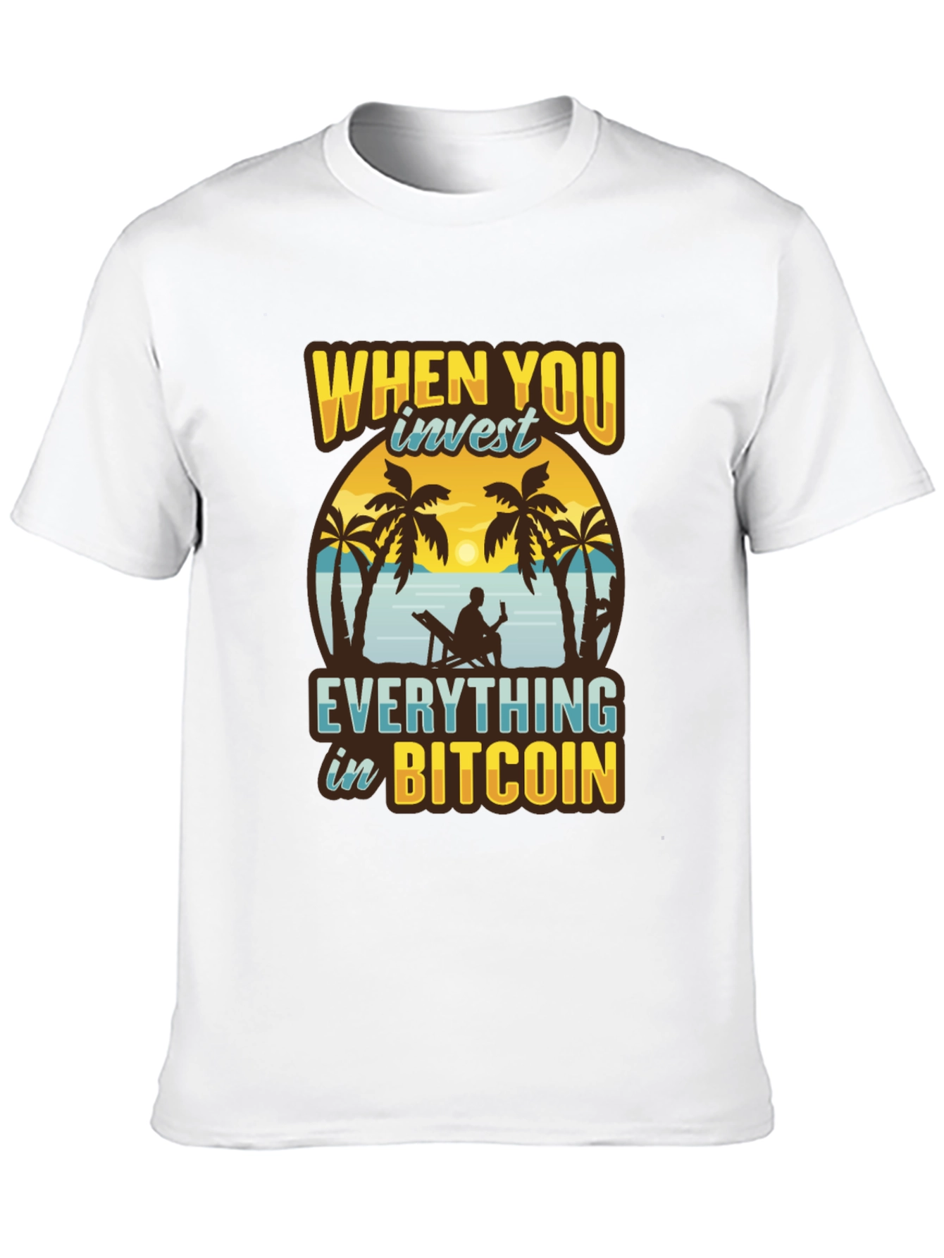 Bitcoin Investor Graphic Tee - Beach Life Crypto