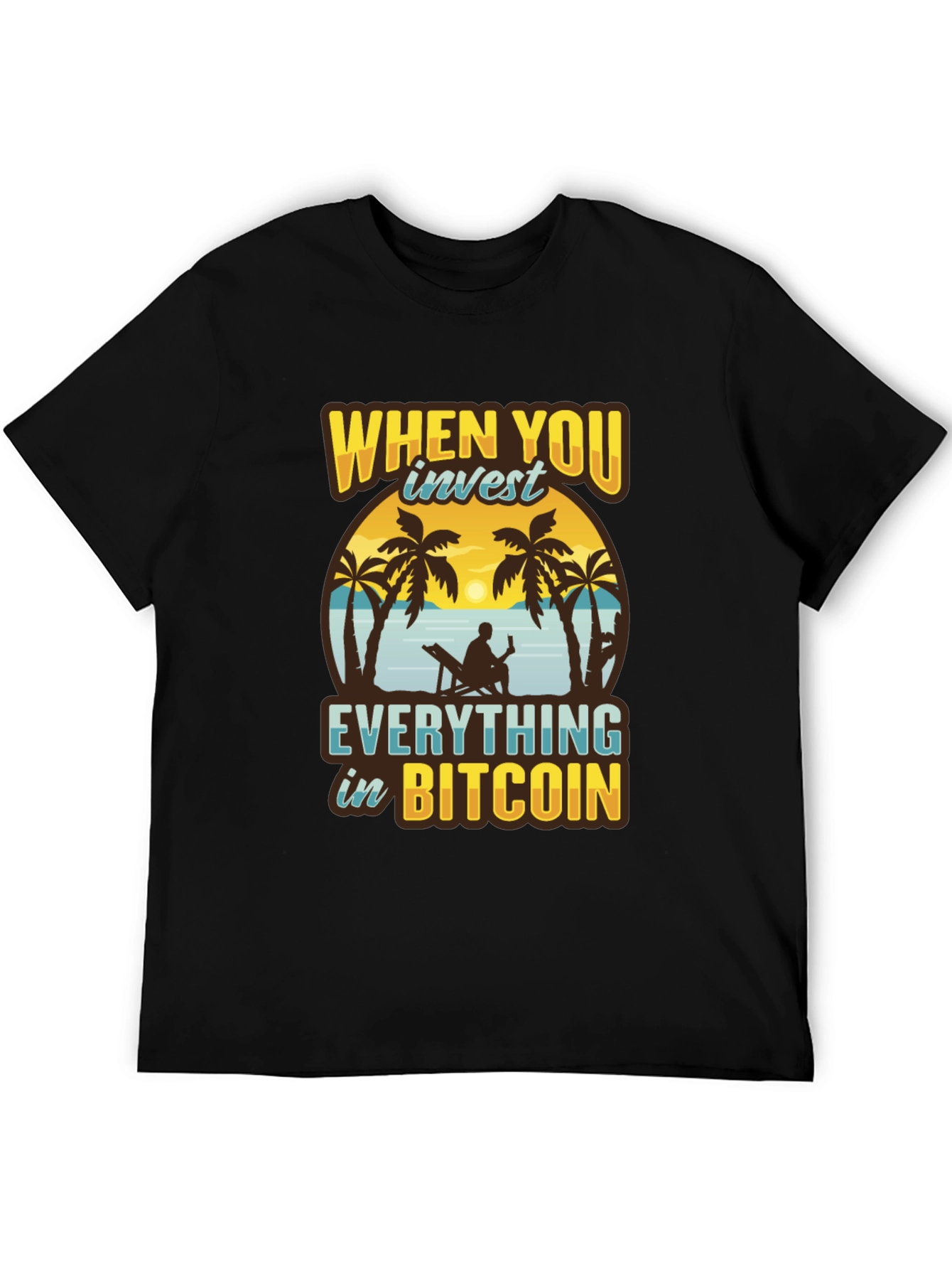 Bitcoin Investor Graphic Tee - Beach Life Crypto