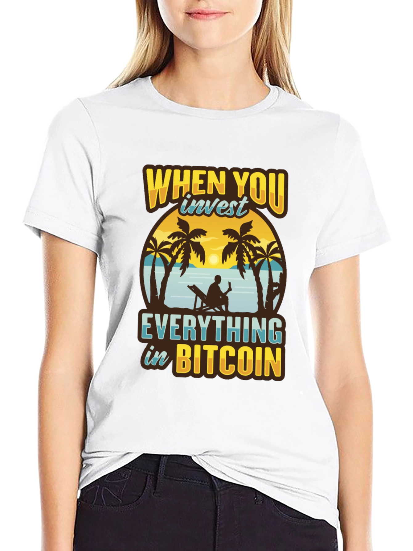 Bitcoin Investor Graphic Tee - Beach Life Crypto