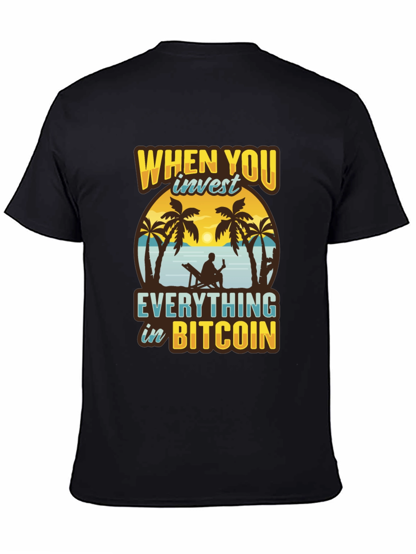 Bitcoin Investor Graphic Tee - Beach Life Crypto