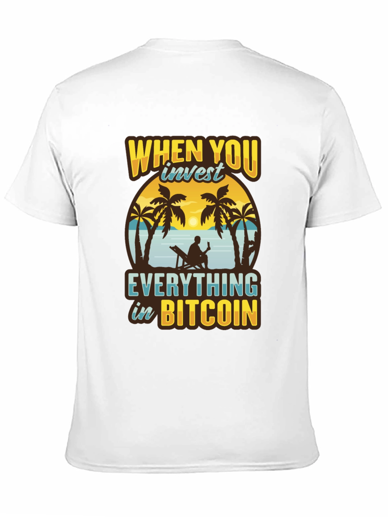 Bitcoin Investor Graphic Tee - Beach Life Crypto