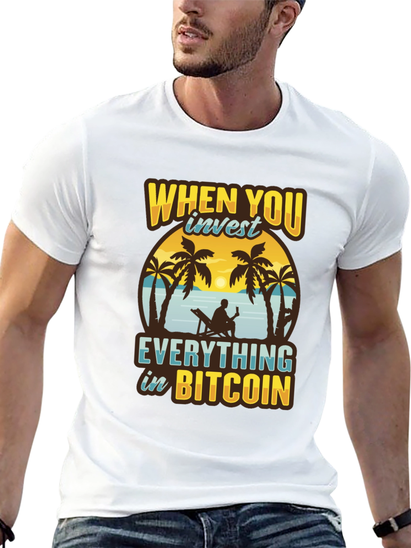 Bitcoin Investor Graphic Tee - Beach Life Crypto