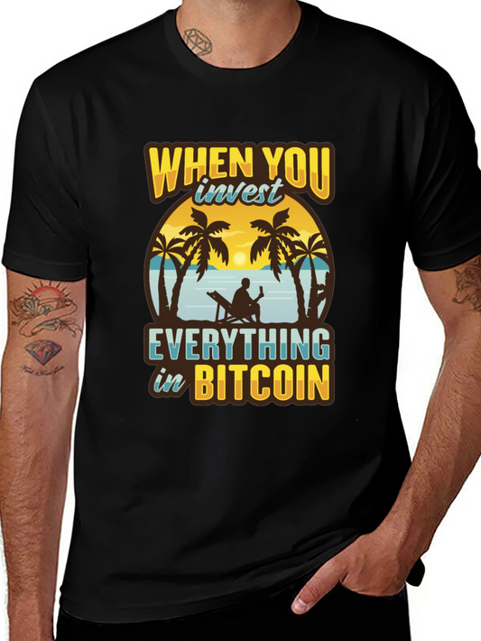 Bitcoin Investor Graphic Tee - Beach Life Crypto