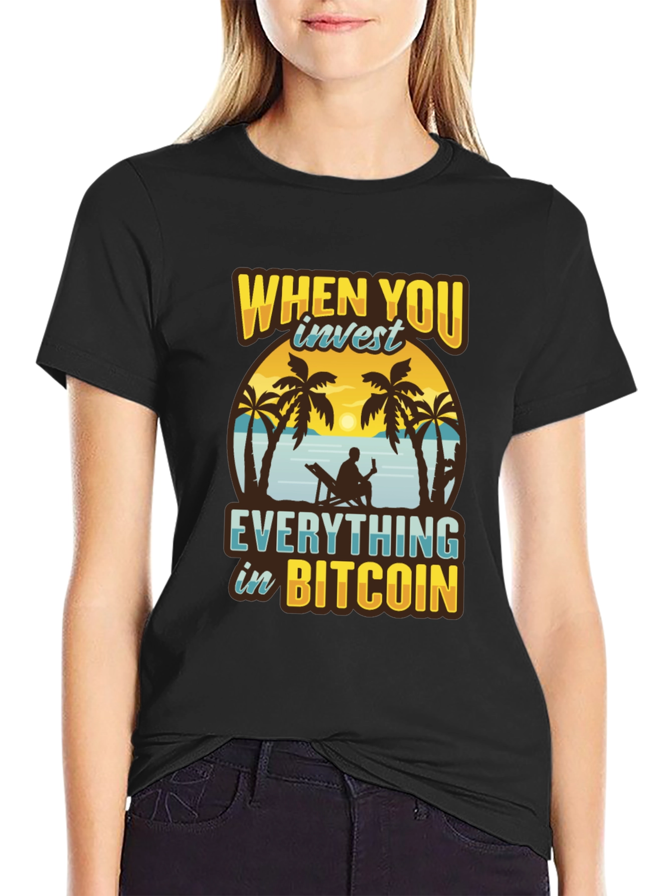 Bitcoin Investor Graphic Tee - Beach Life Crypto