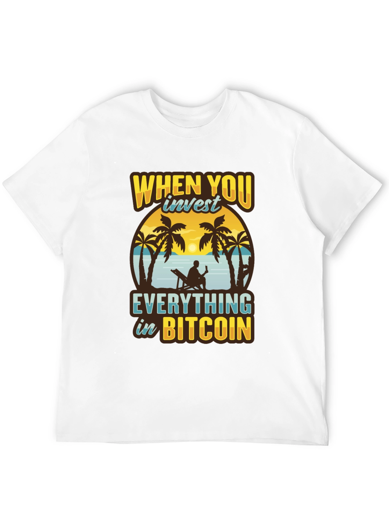 Bitcoin Investor Graphic Tee - Beach Life Crypto