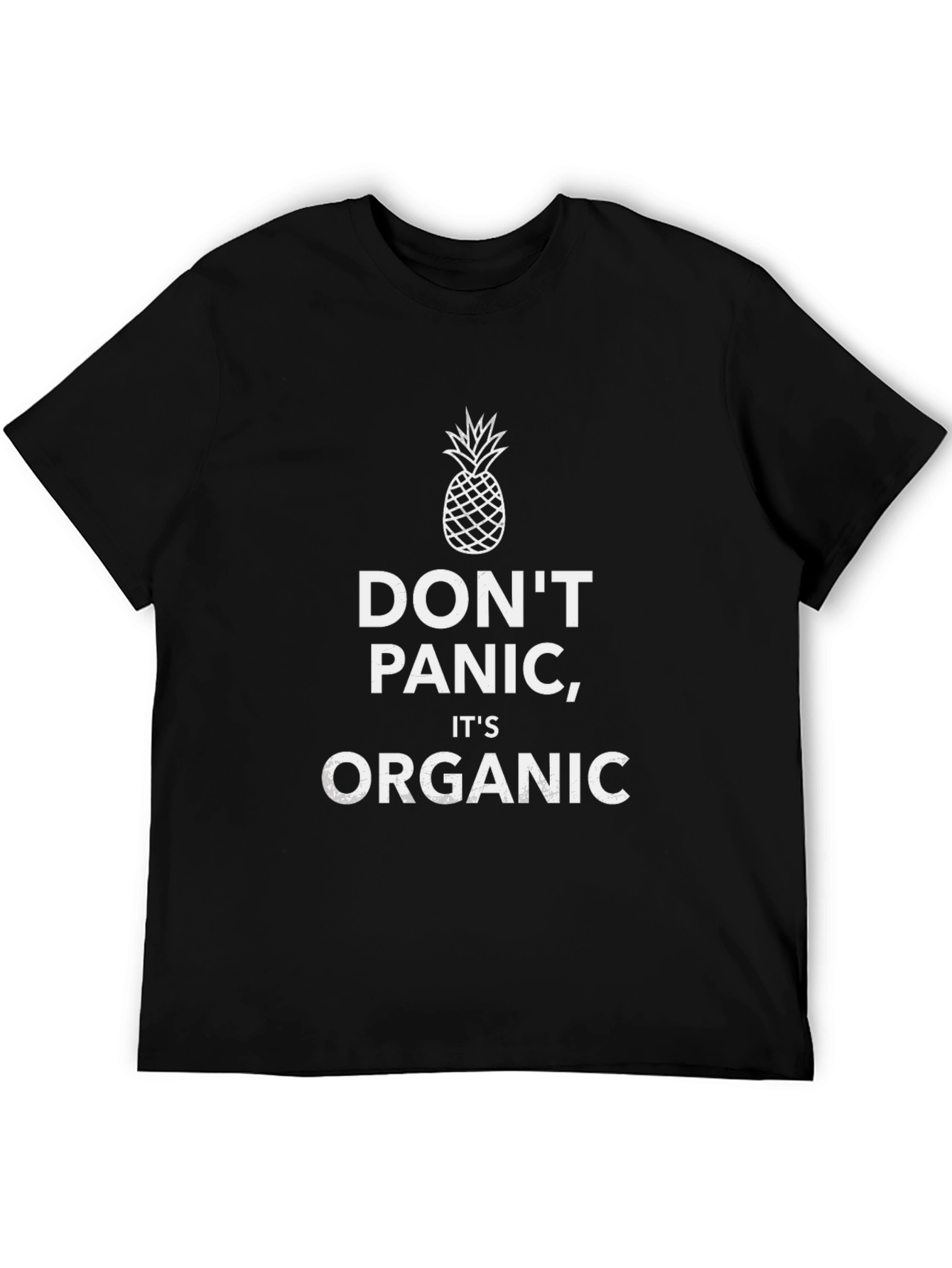 Dont Panic Organic Tee - Pineapple Graphic T-Shirt