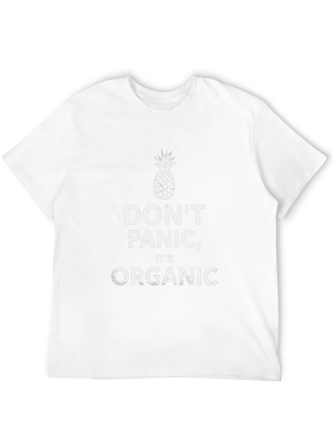 Dont Panic Organic Tee - Pineapple Graphic T-Shirt