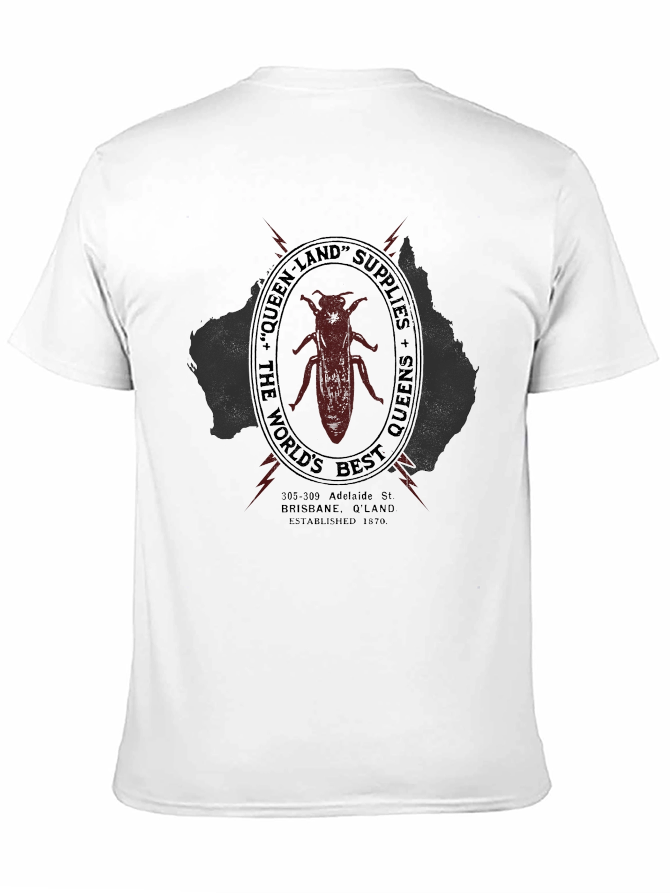 Queensland Supplies Black T-Shirt