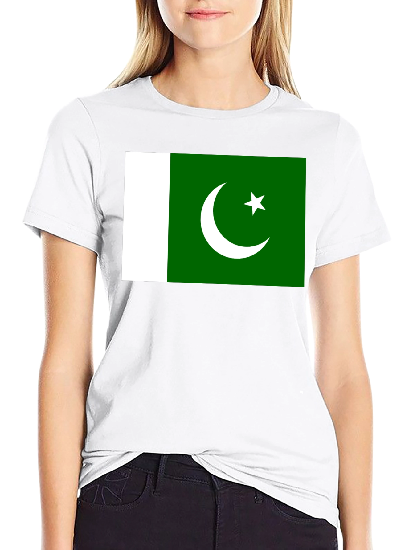 Pakistan Flag T-Shirt - Black Cotton Tee