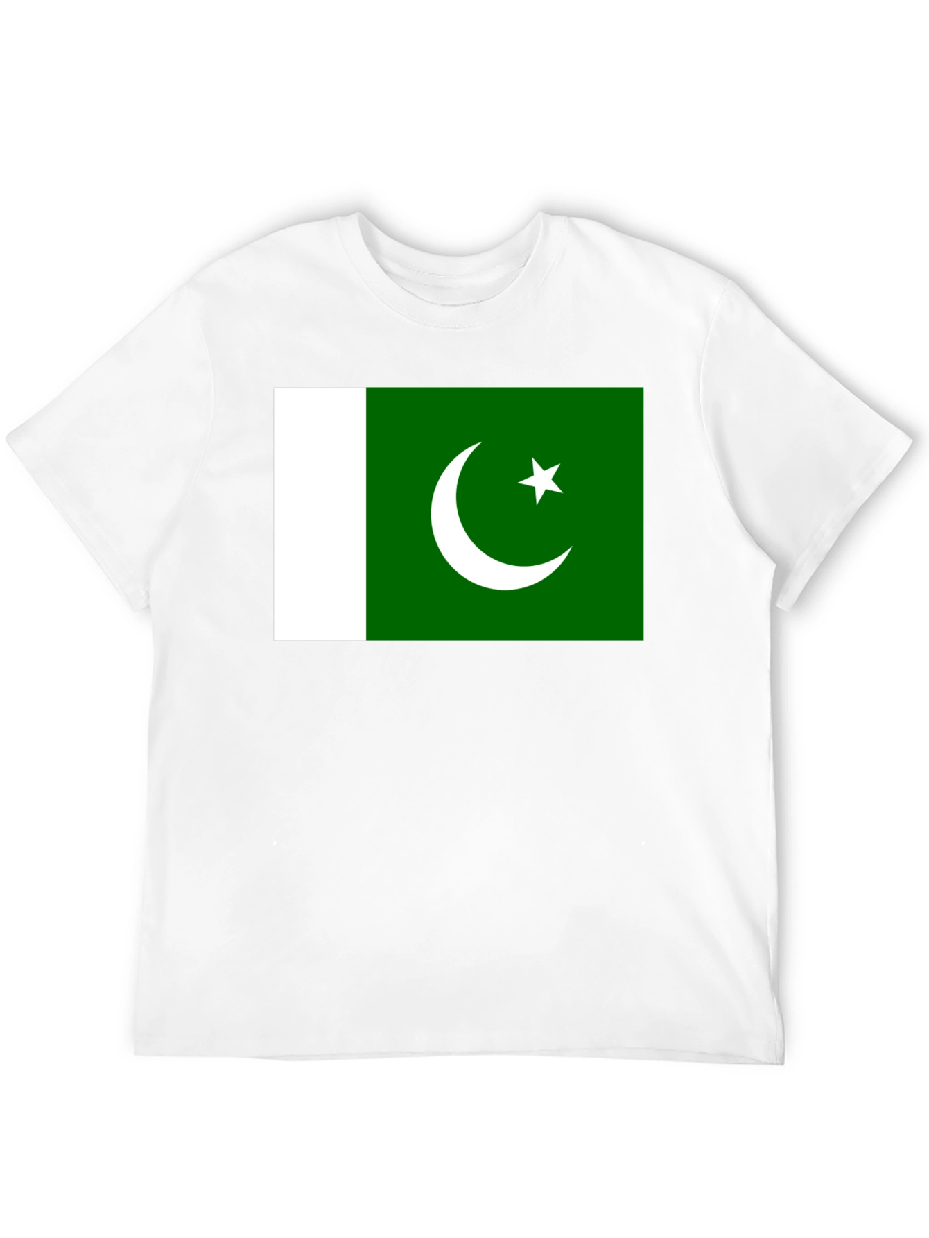 Pakistan Flag T-Shirt - Black Cotton Tee