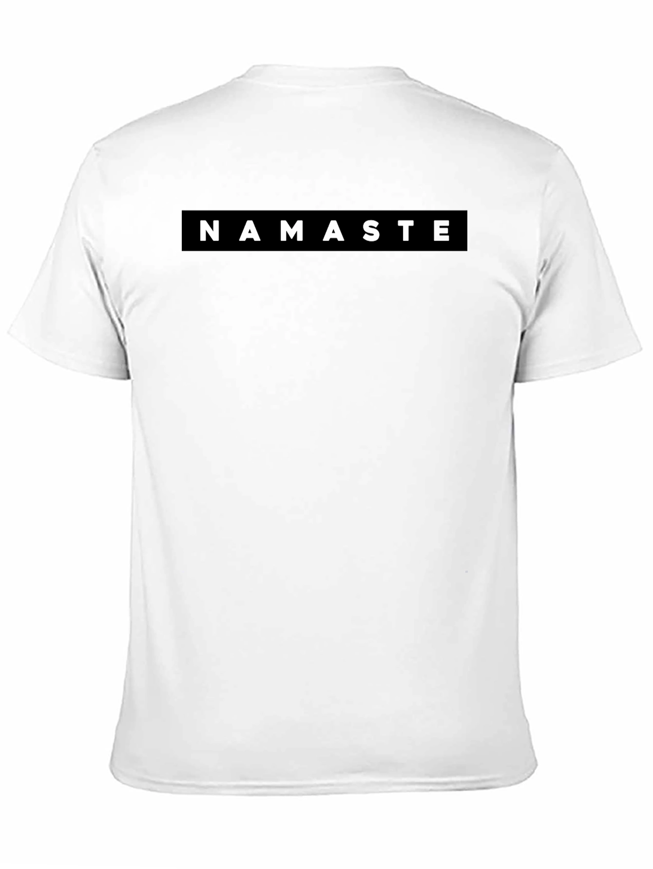 Namaste Graphic Tee - Relaxed Fit Black T-Shirt