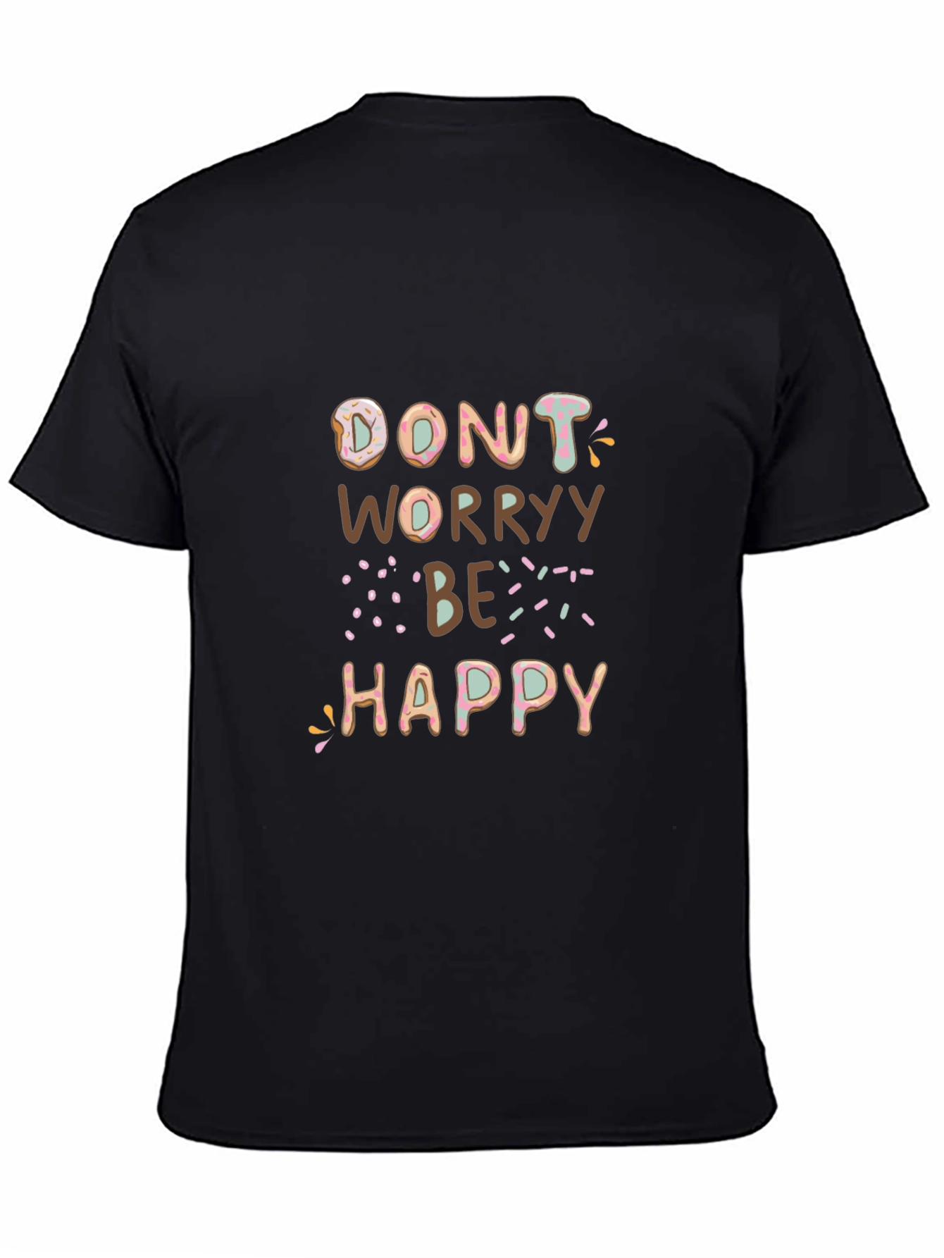Donut Worry Be Happy Graphic Tee - Unisex