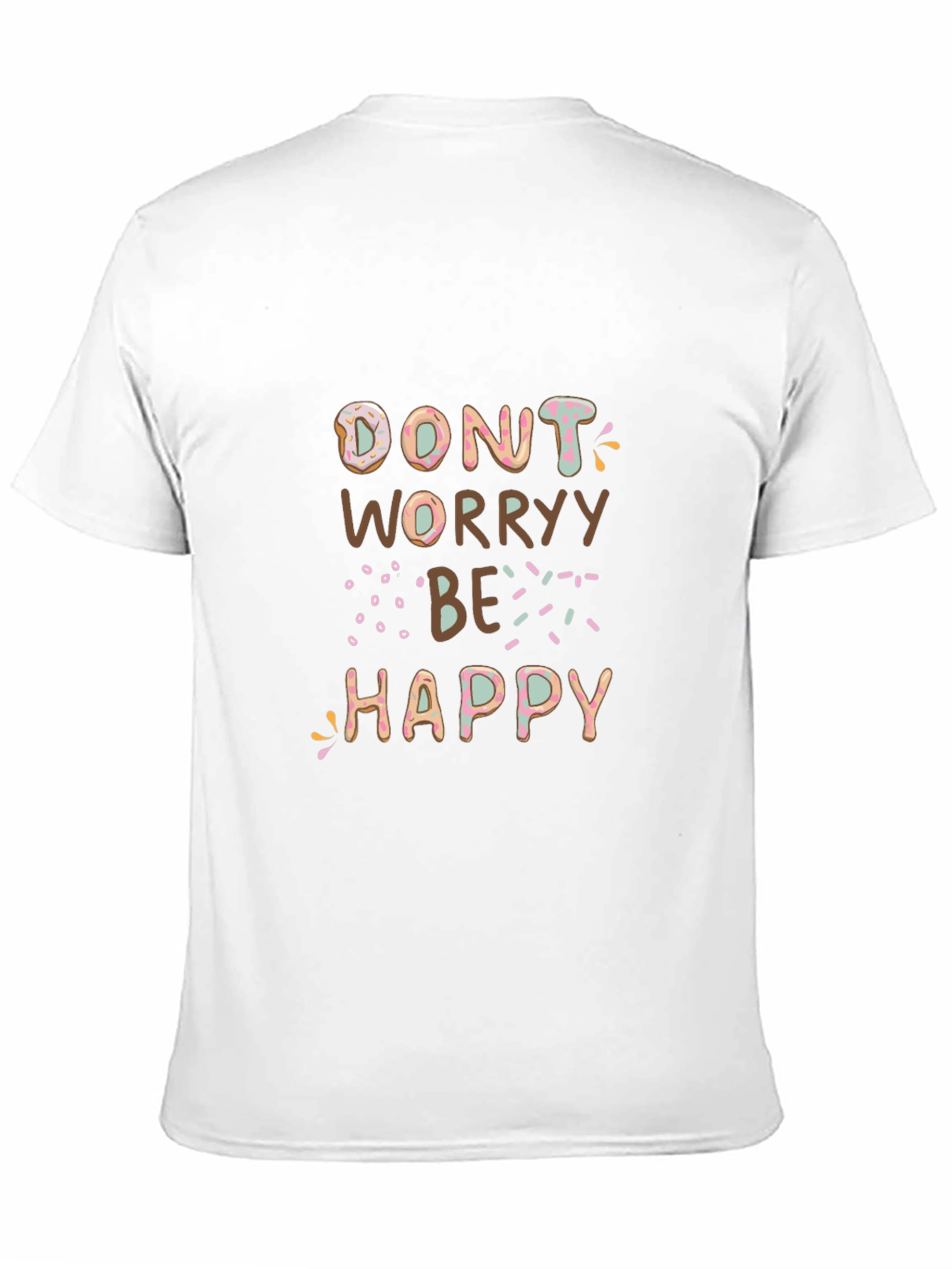 Donut Worry Be Happy Graphic Tee - Unisex