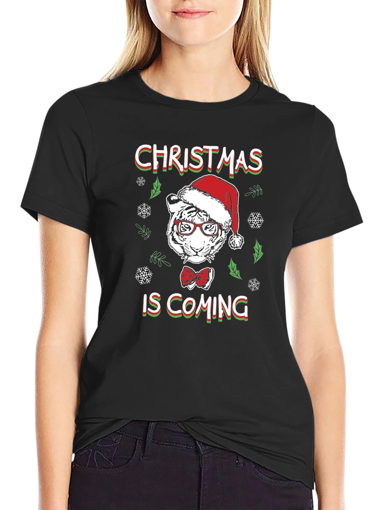 Christmas Tiger T-Shirt