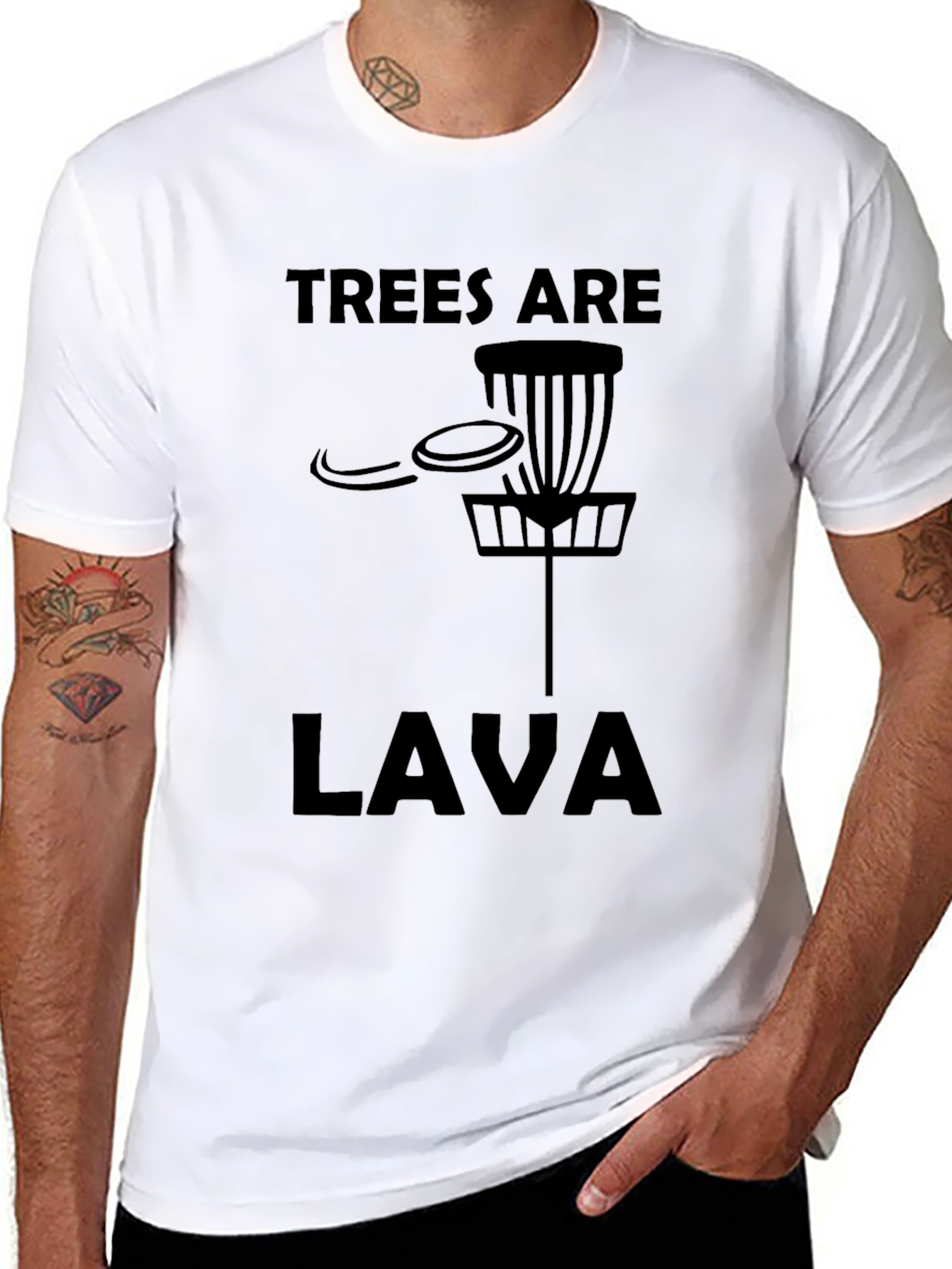 Trees Are Lava Disc Golf T-Shirt