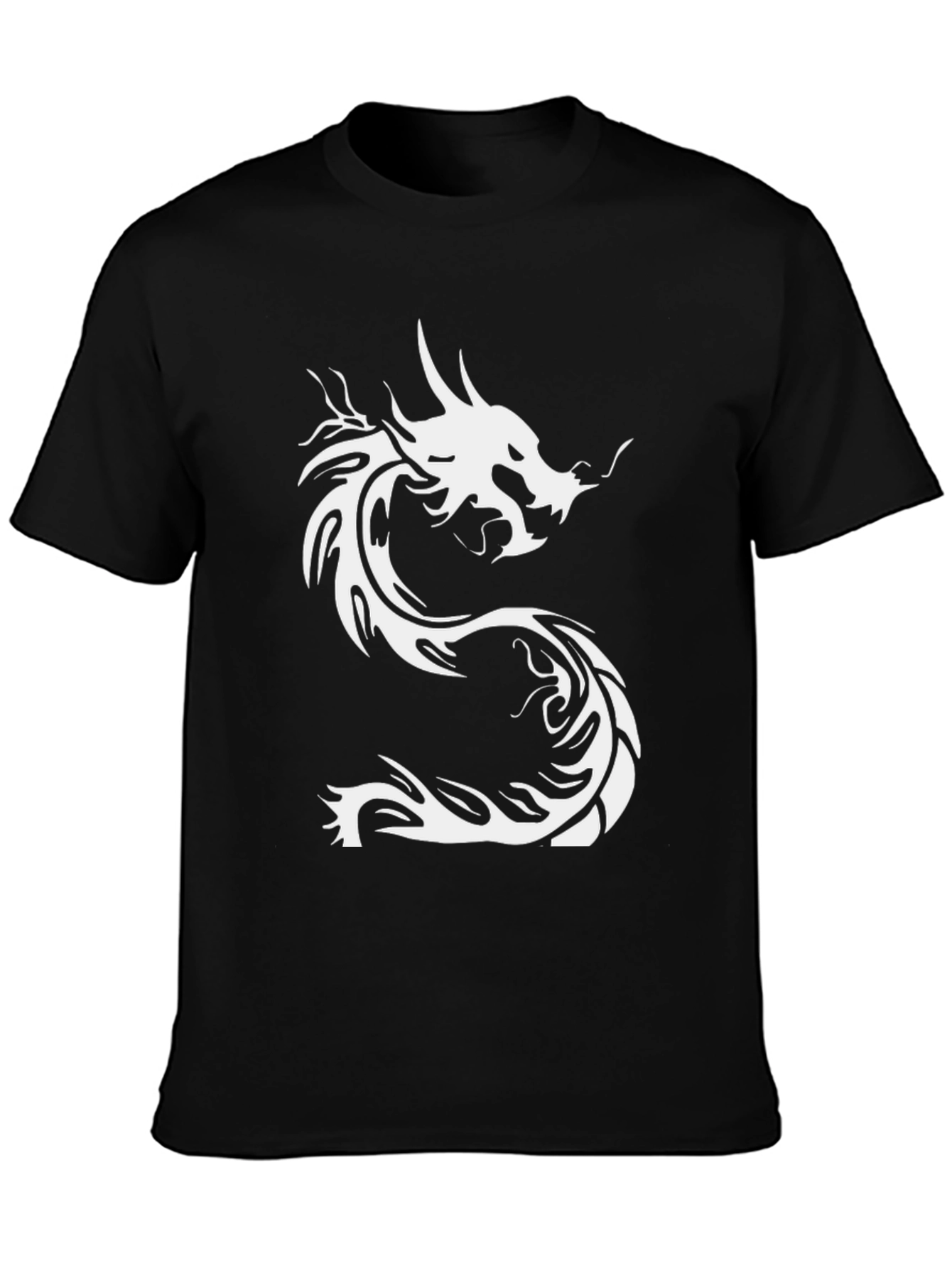 Dragon Graphic Black Tee - Stylish Mens Shirt