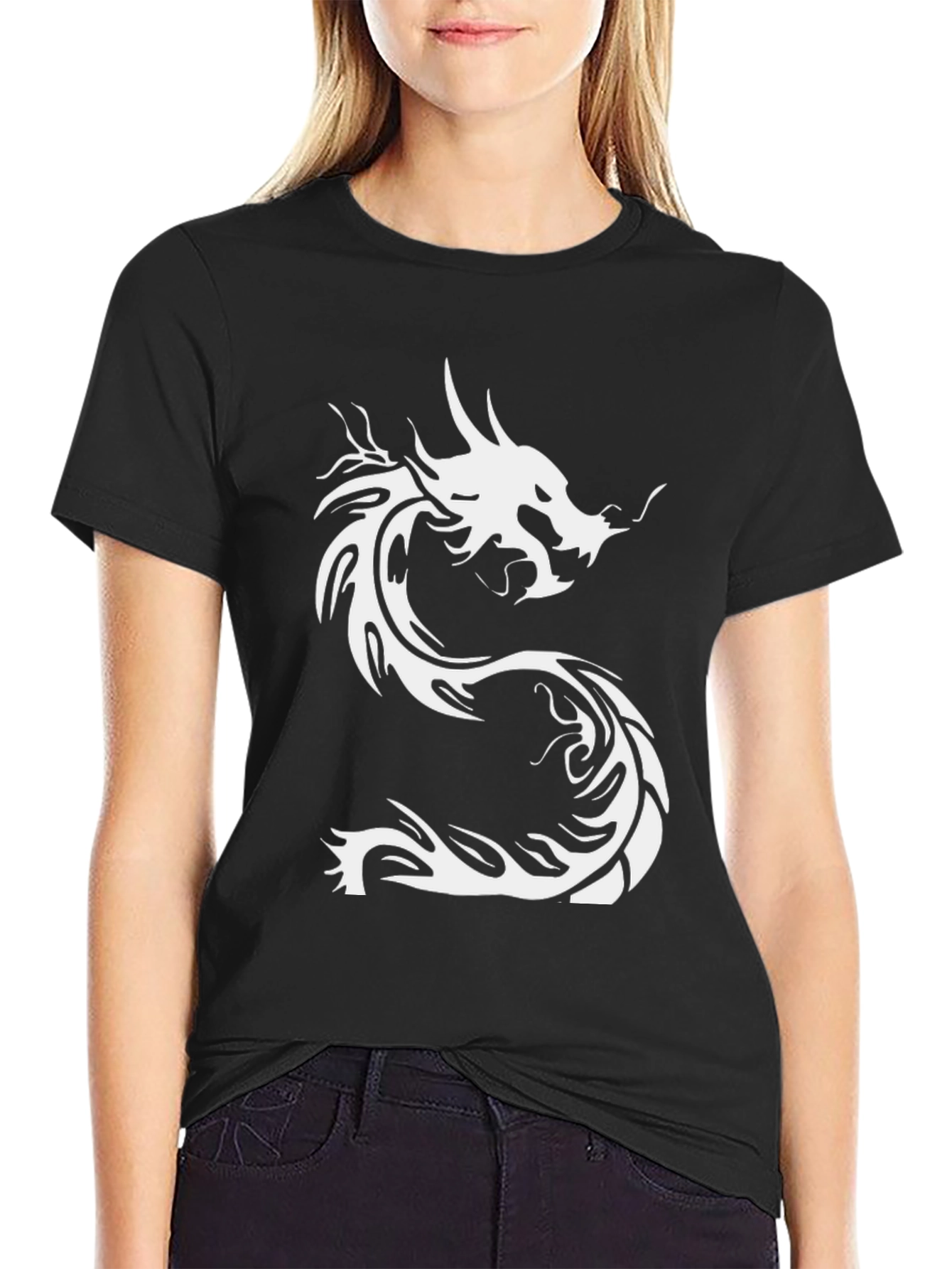 Dragon Graphic Black Tee - Stylish Mens Shirt