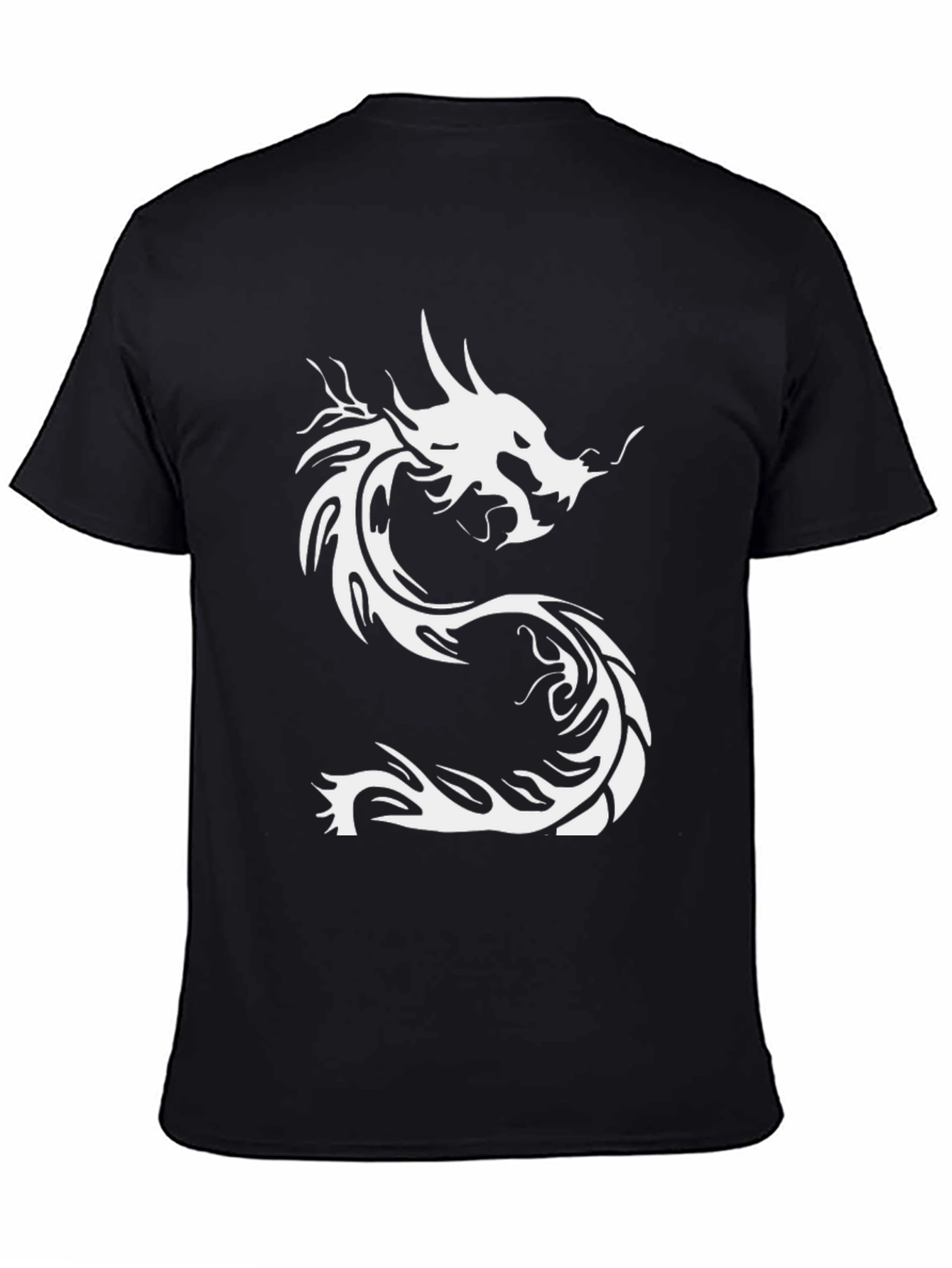 Dragon Graphic Black Tee - Stylish Mens Shirt