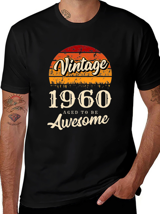 Vintage 1960 Aged to Be Awesome T-Shirt