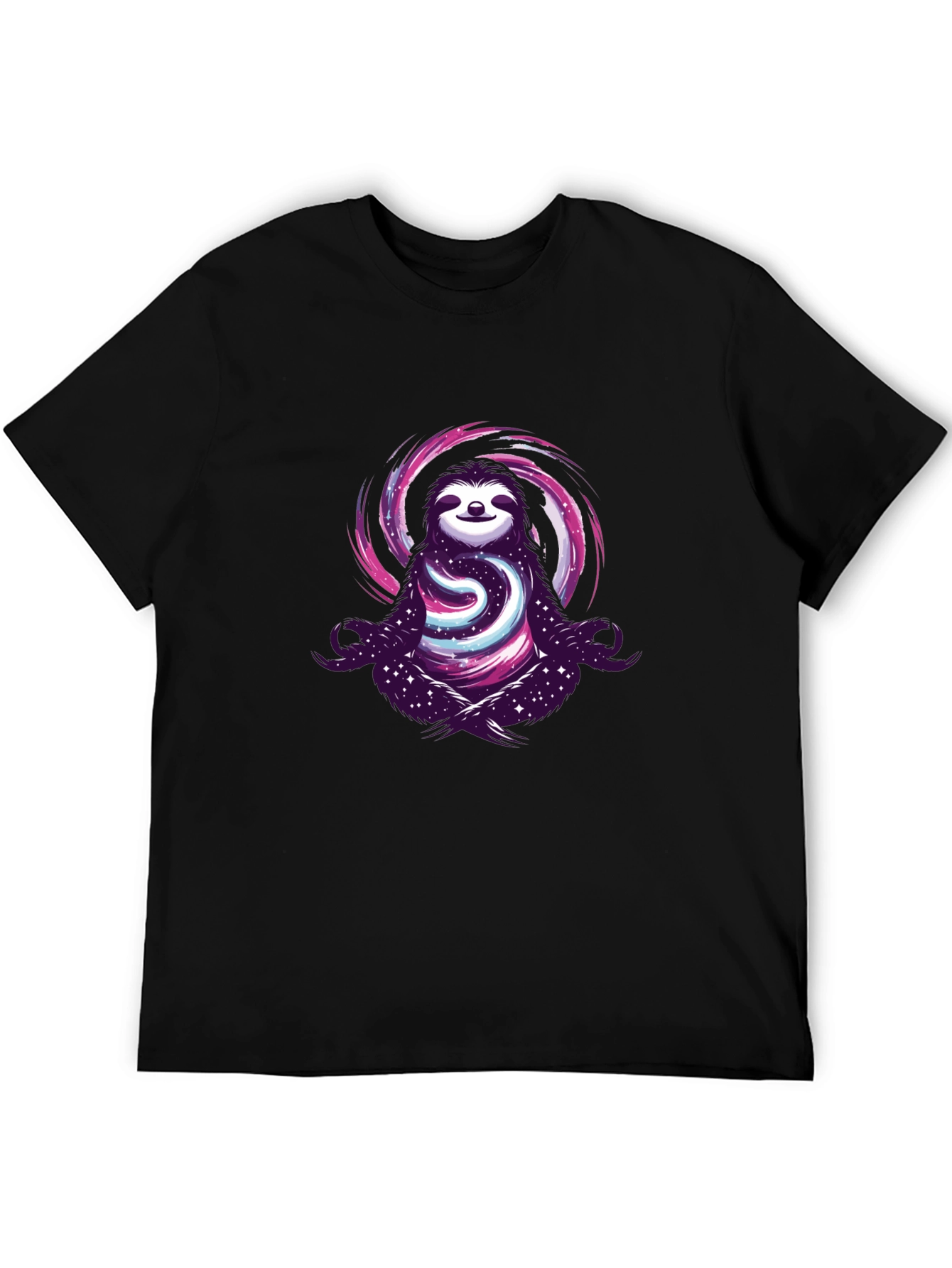 Cosmic Sloth T-Shirt - Galactic Zen Style