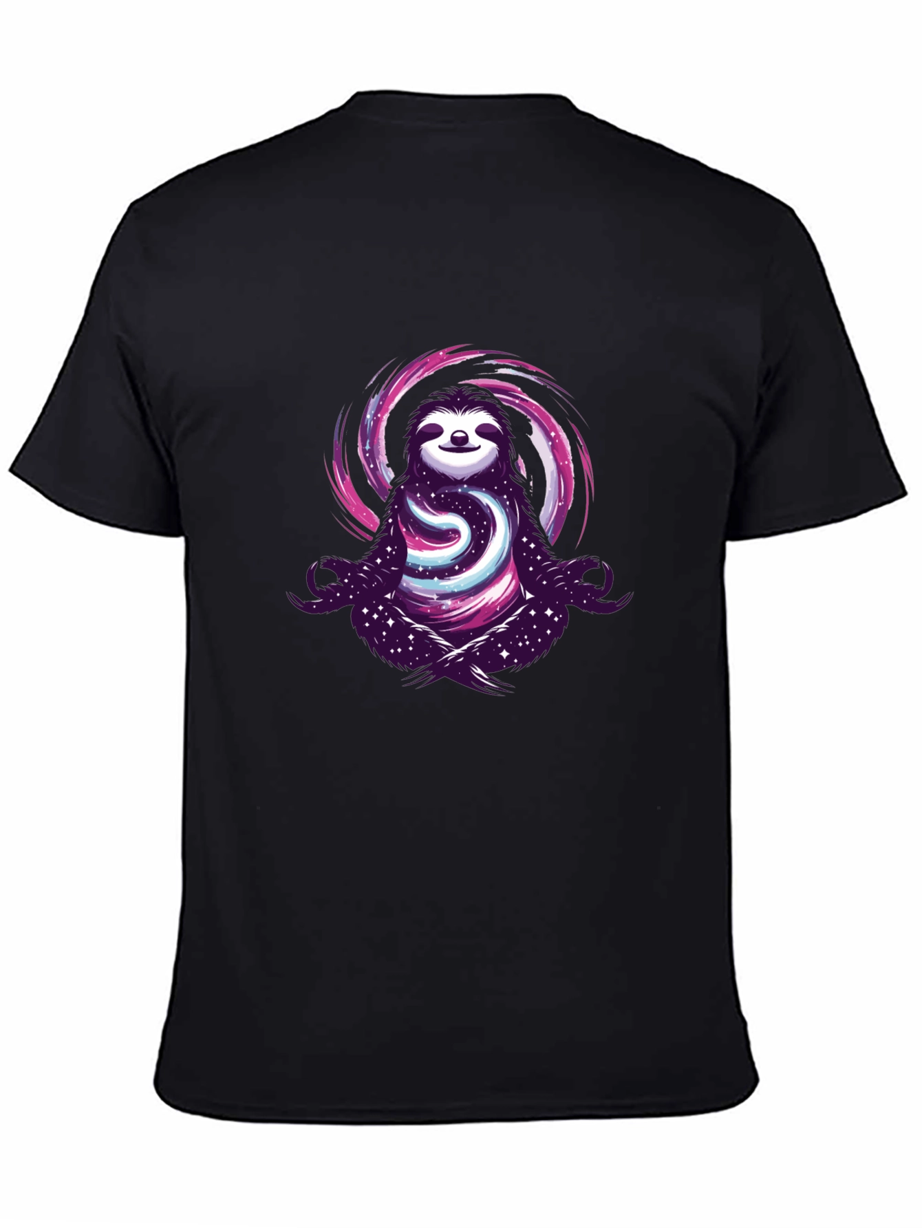 Cosmic Sloth T-Shirt - Galactic Zen Style