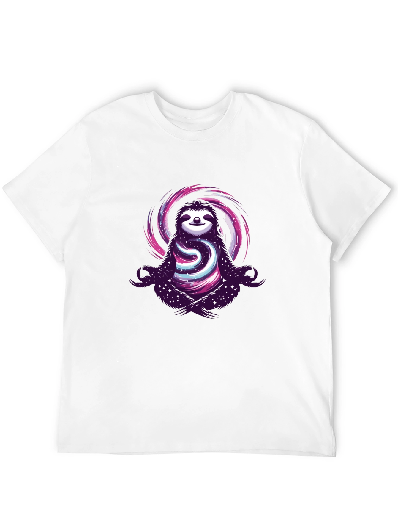 Cosmic Sloth T-Shirt - Galactic Zen Style