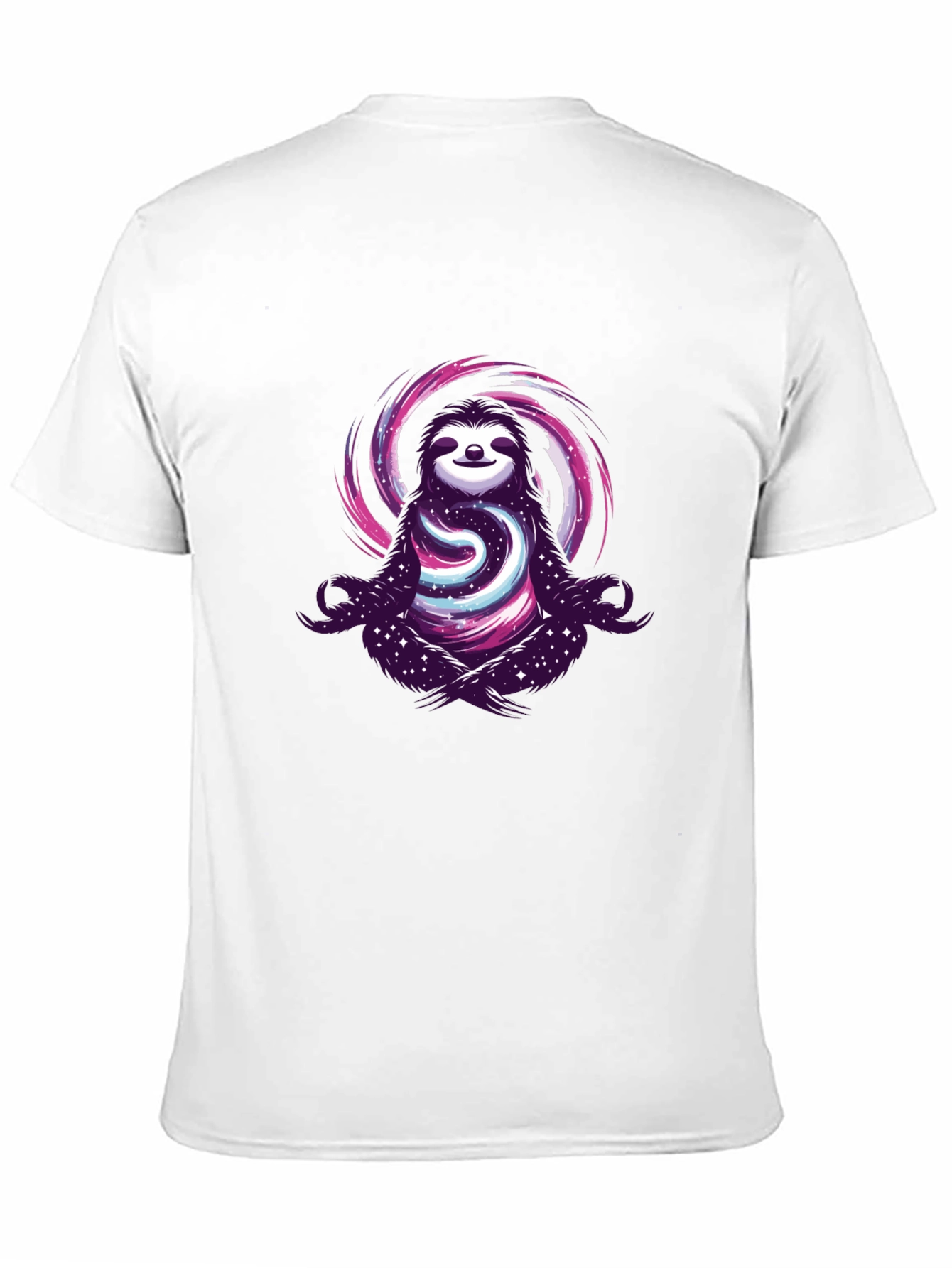 Cosmic Sloth T-Shirt - Galactic Zen Style