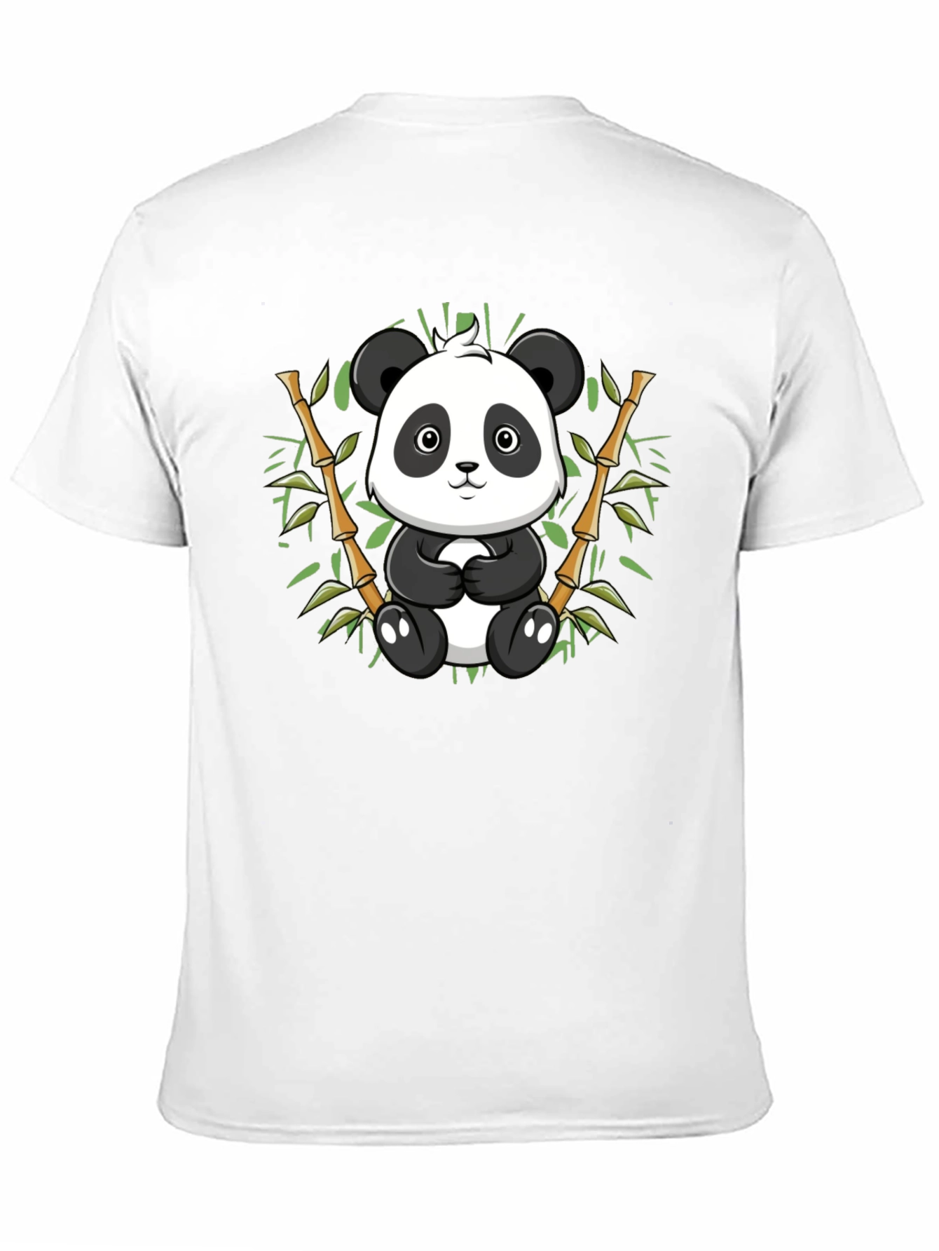 Cute Panda Bamboo Graphic Tee