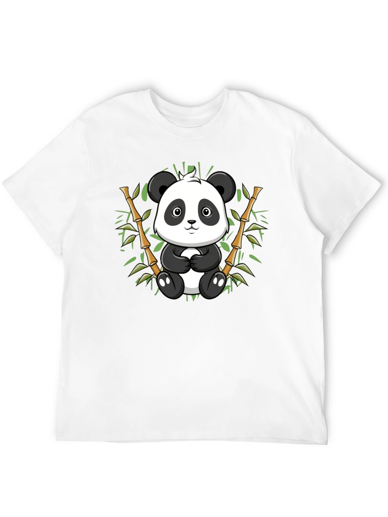 Cute Panda Bamboo Graphic Tee