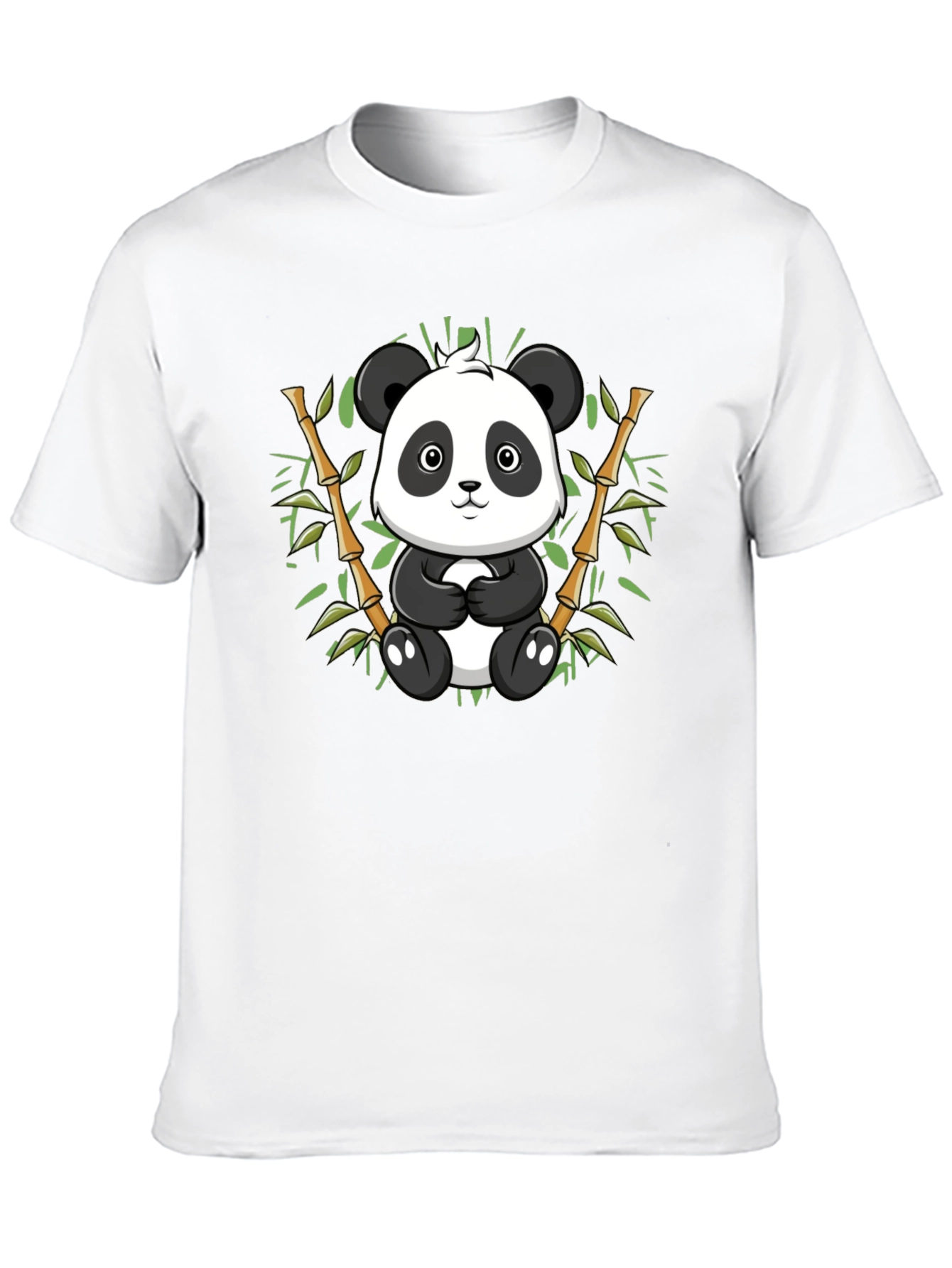 Cute Panda Bamboo Graphic Tee