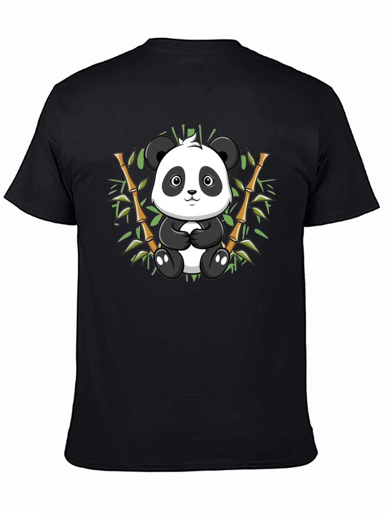 Cute Panda Bamboo Graphic Tee
