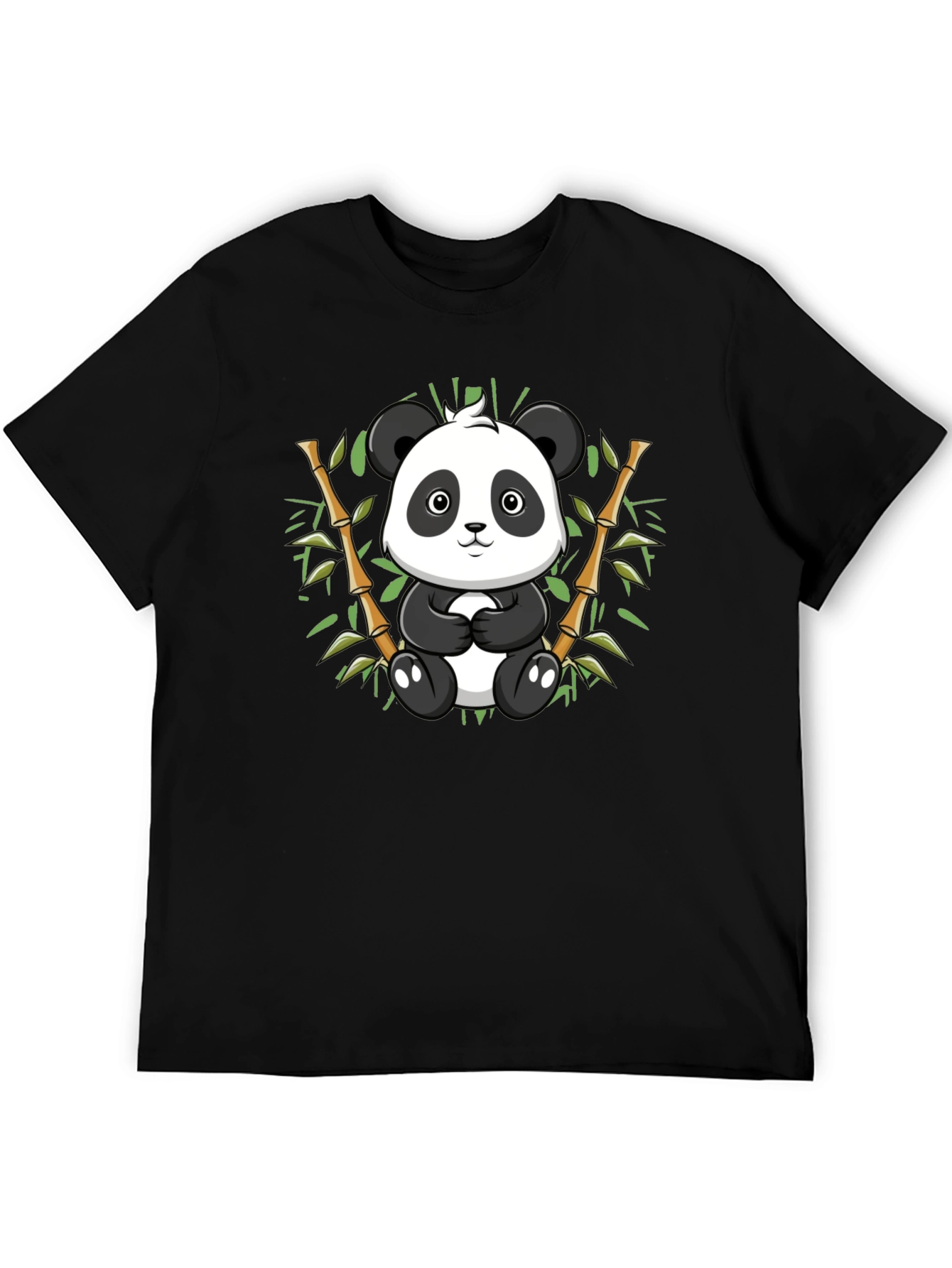 Cute Panda Bamboo Graphic Tee
