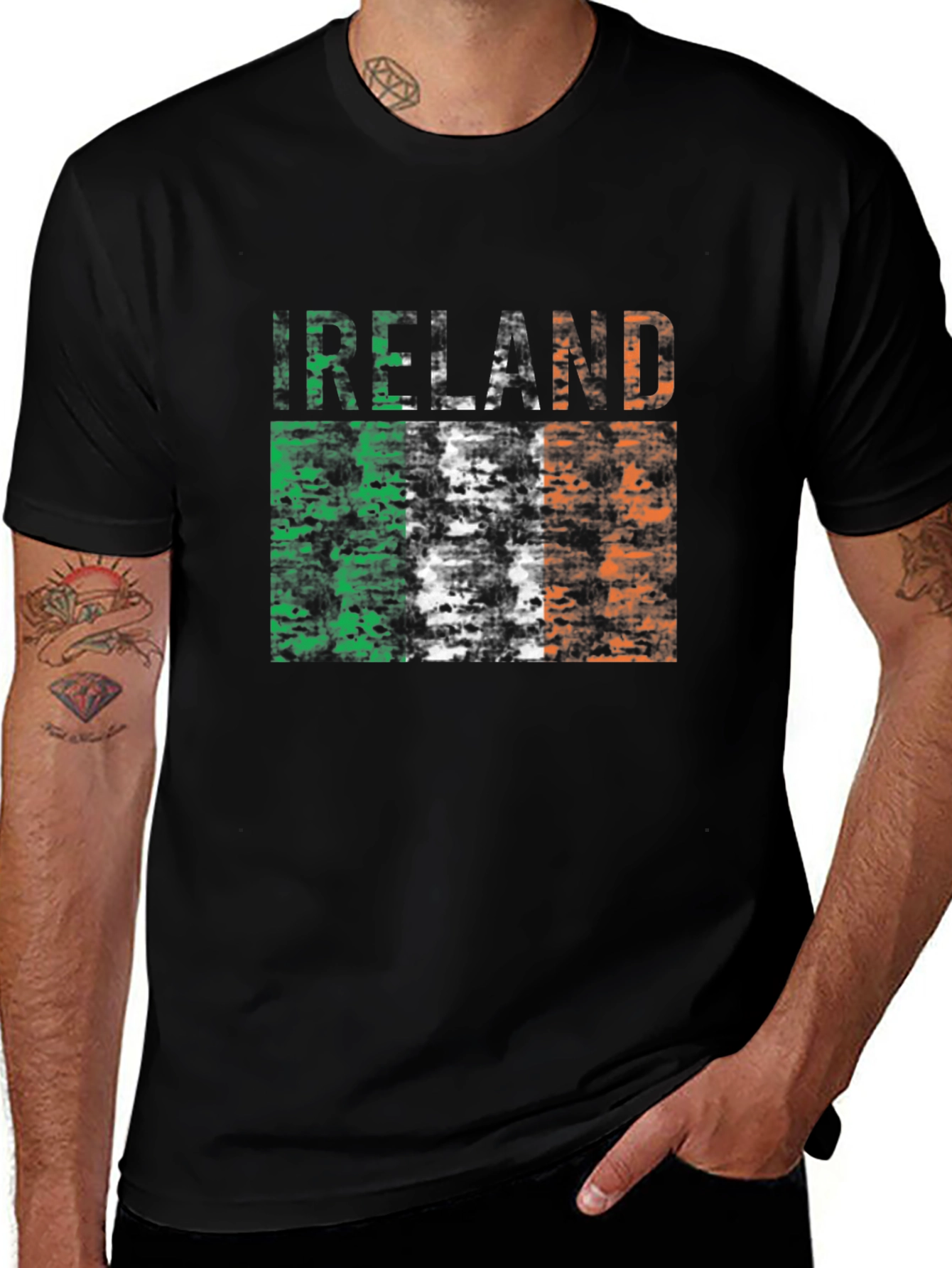 Ireland Flag T-Shirt - Distressed Irish Pride