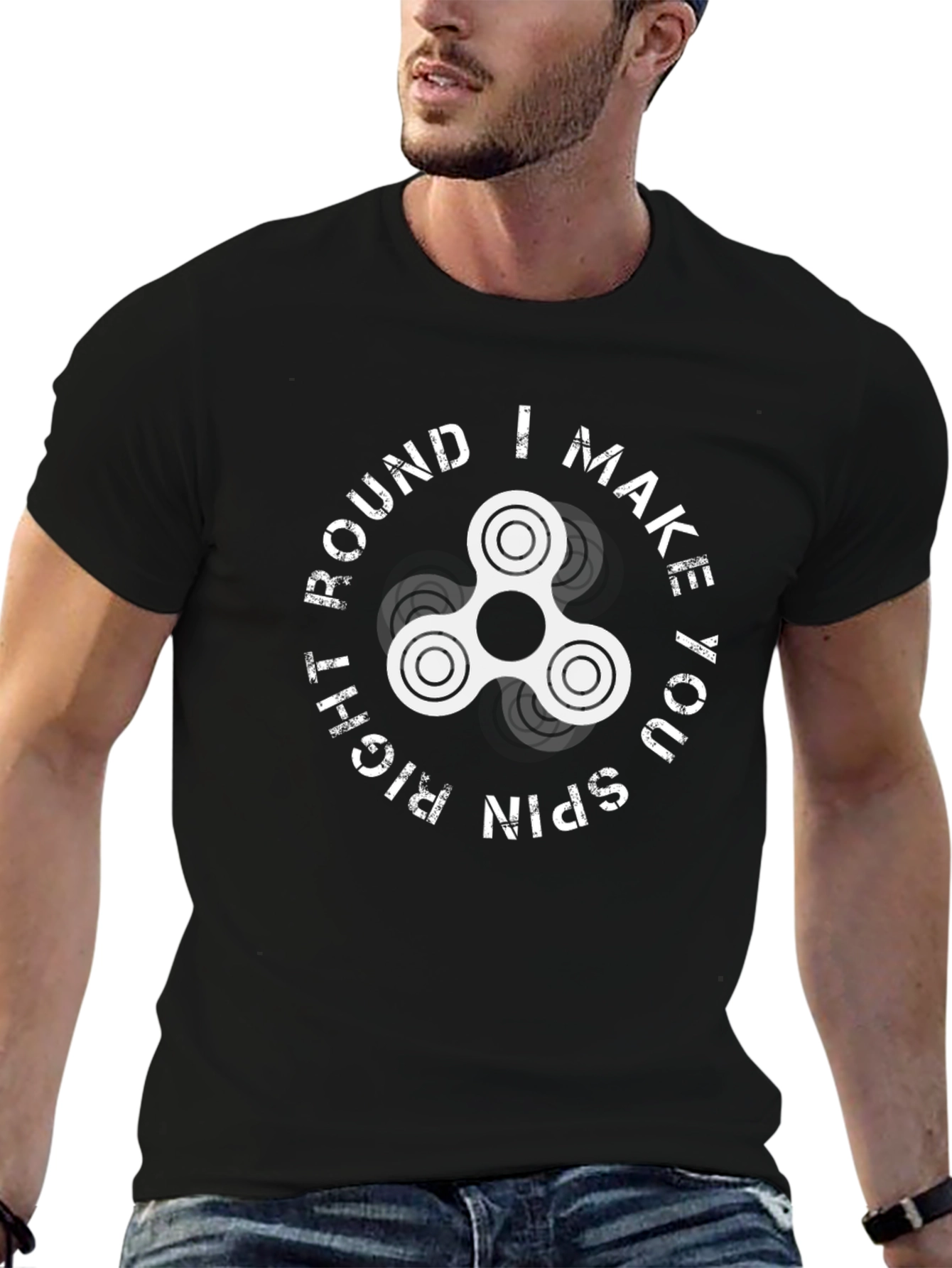 Spin Right Round Graphic Tee - Makes You Dizzy!