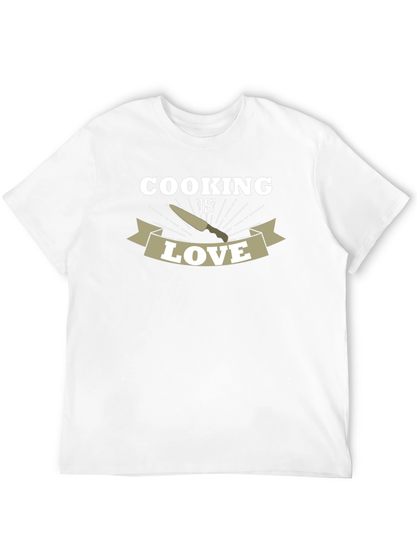 Cooking is Love Black T-Shirt