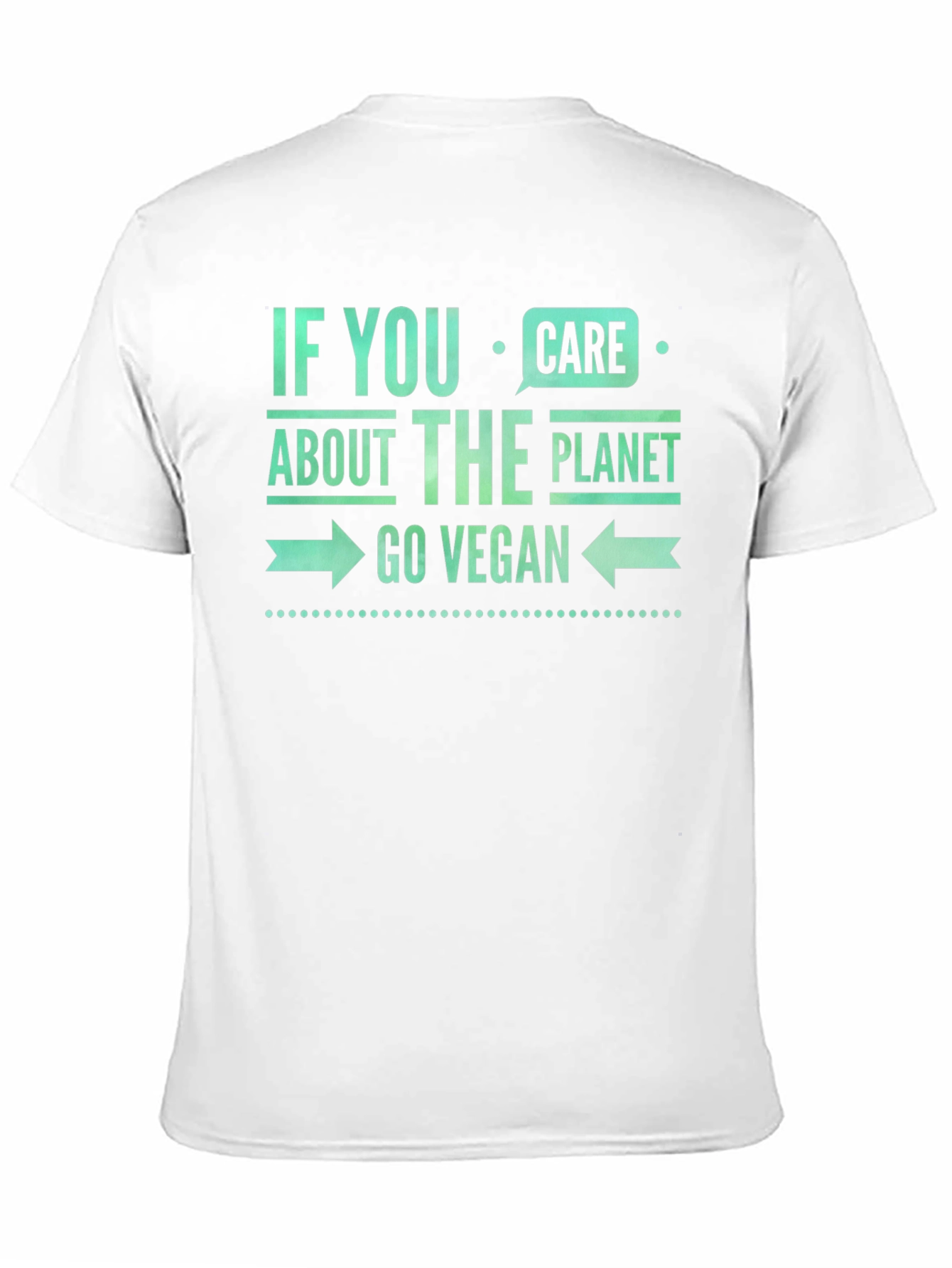 Go Vegan Planet Care Graphic Tee