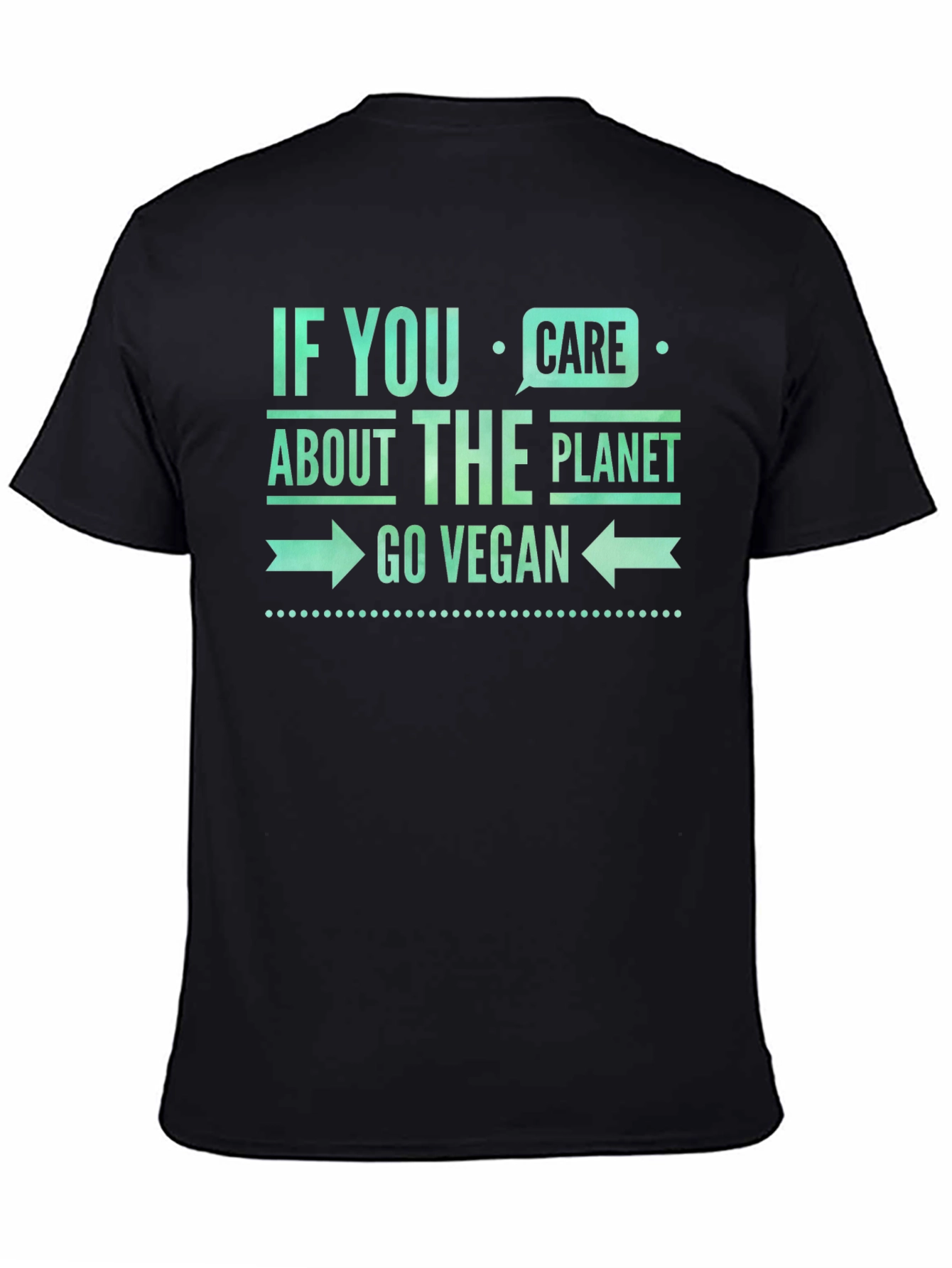 Go Vegan Planet Care Graphic Tee