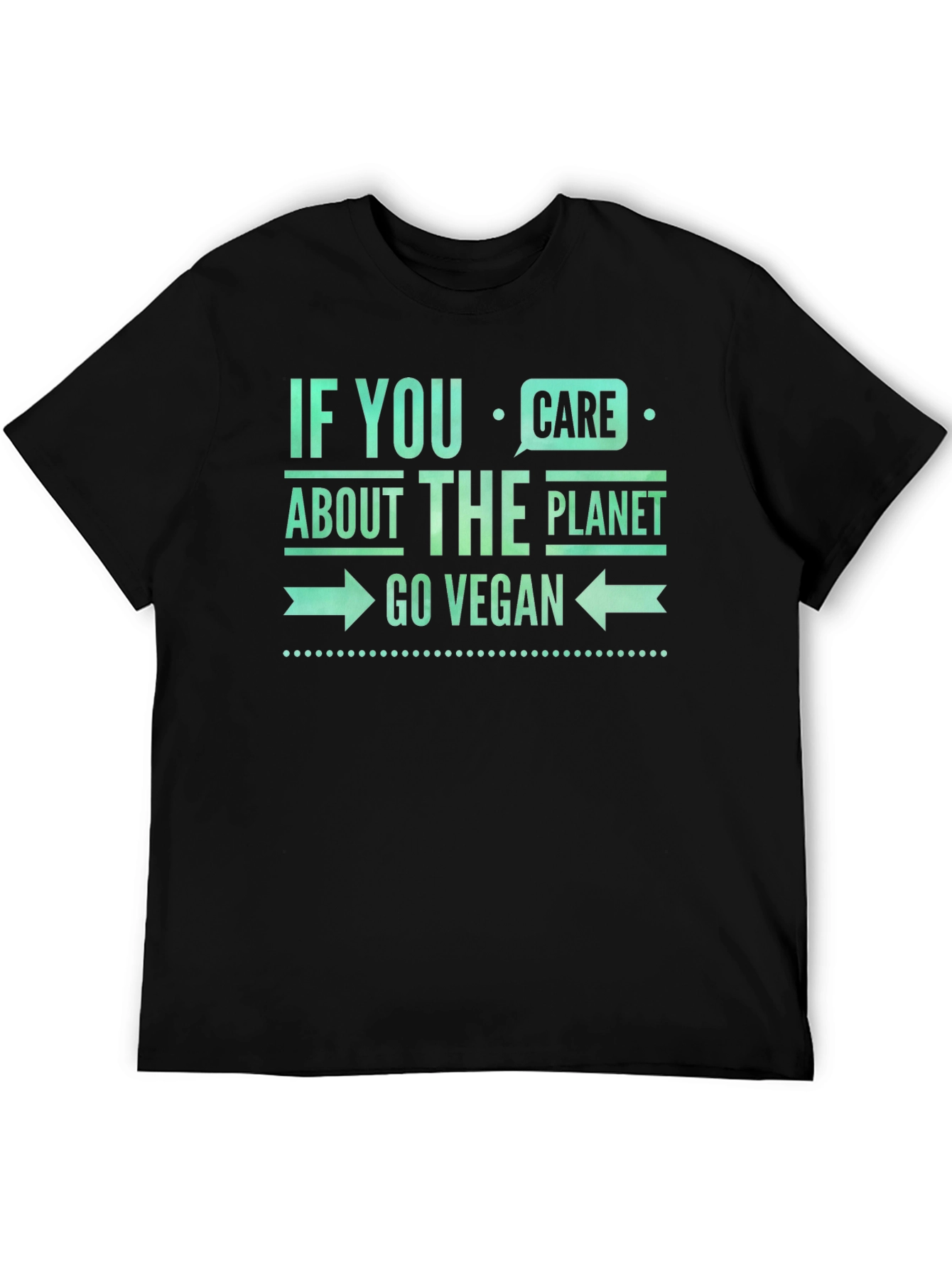 Go Vegan Planet Care Graphic Tee